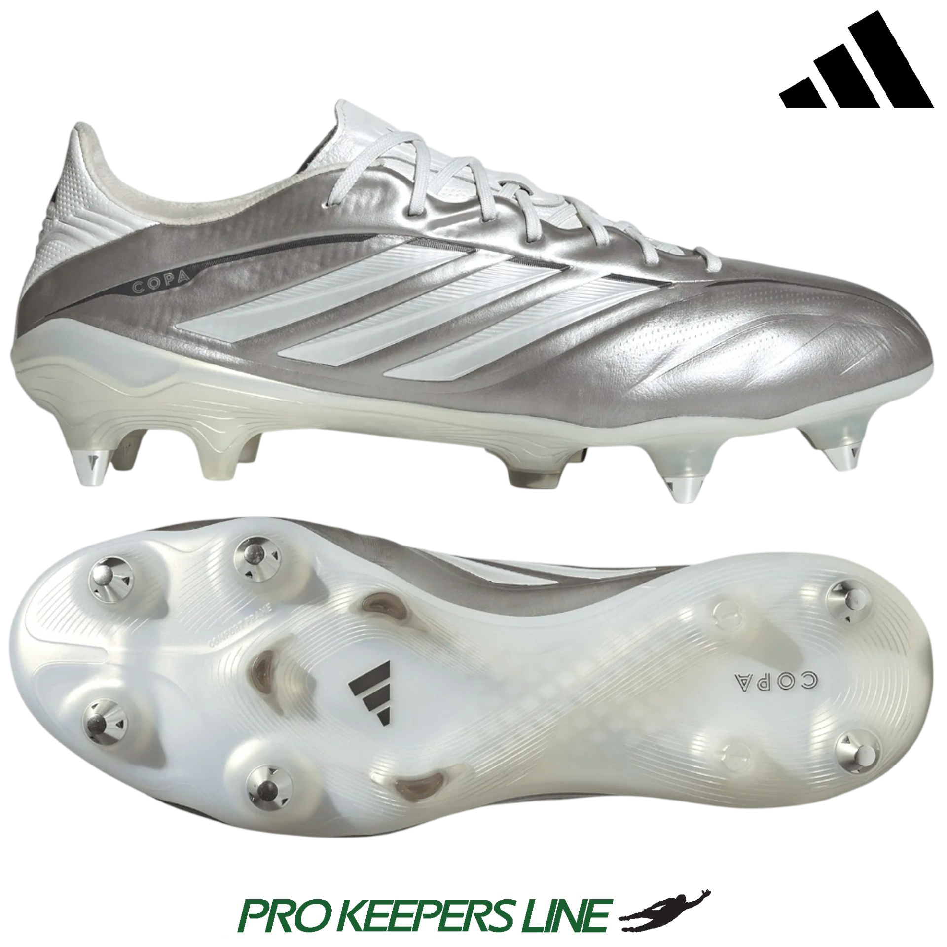 ADIDAS COPA PURE IV ELITE SG TAUPE METALLIC/ZERO METALLIC/NIGHT METALLIC