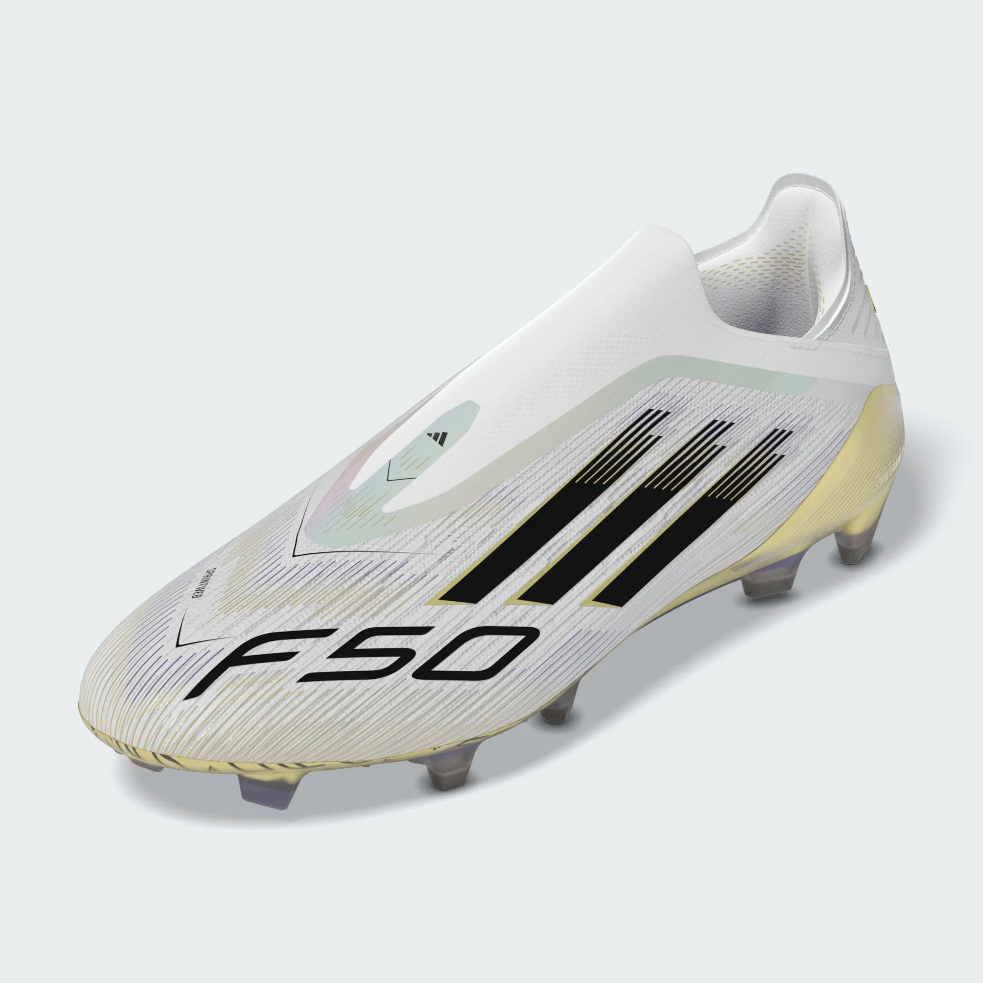 ADIDAS F50 ELITE LL FG WHITE/BLACK/GOLD METALLIC | UK 11 (US 11.5