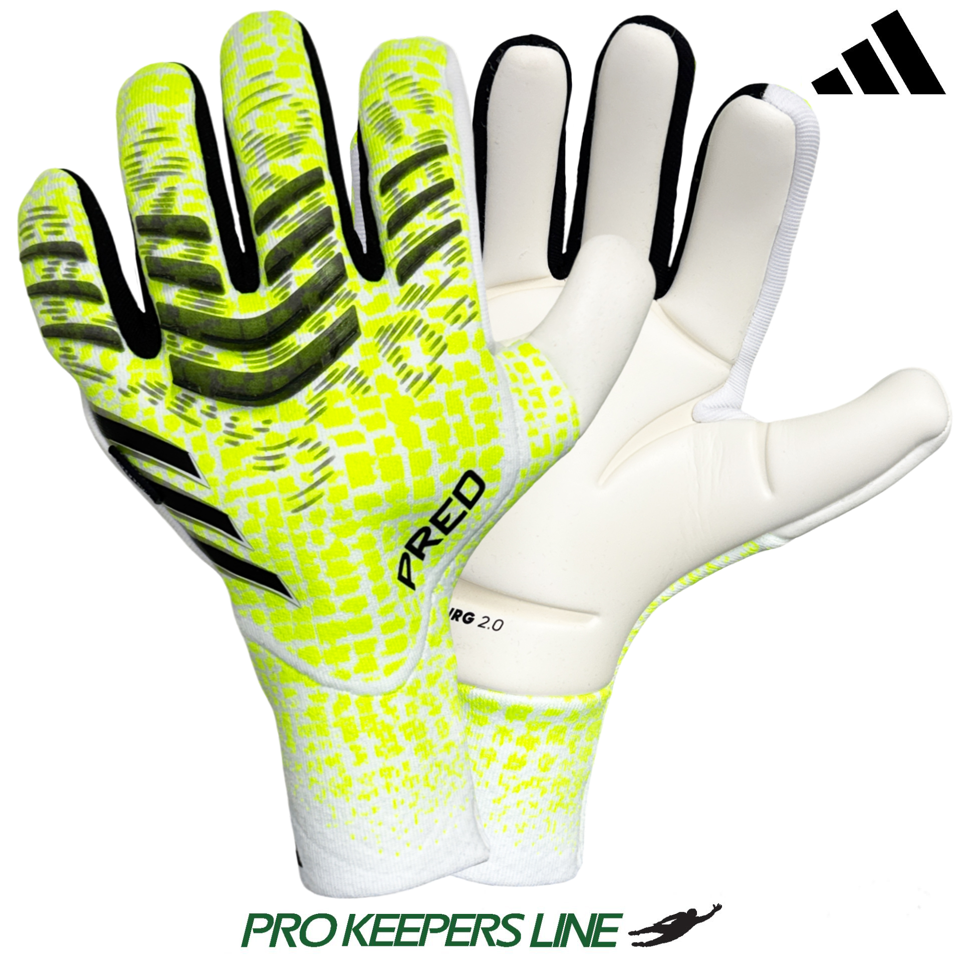ADIDAS PREDATOR GL PRO FINGERSAVE LUCID LEMON/WHITE/BLACK