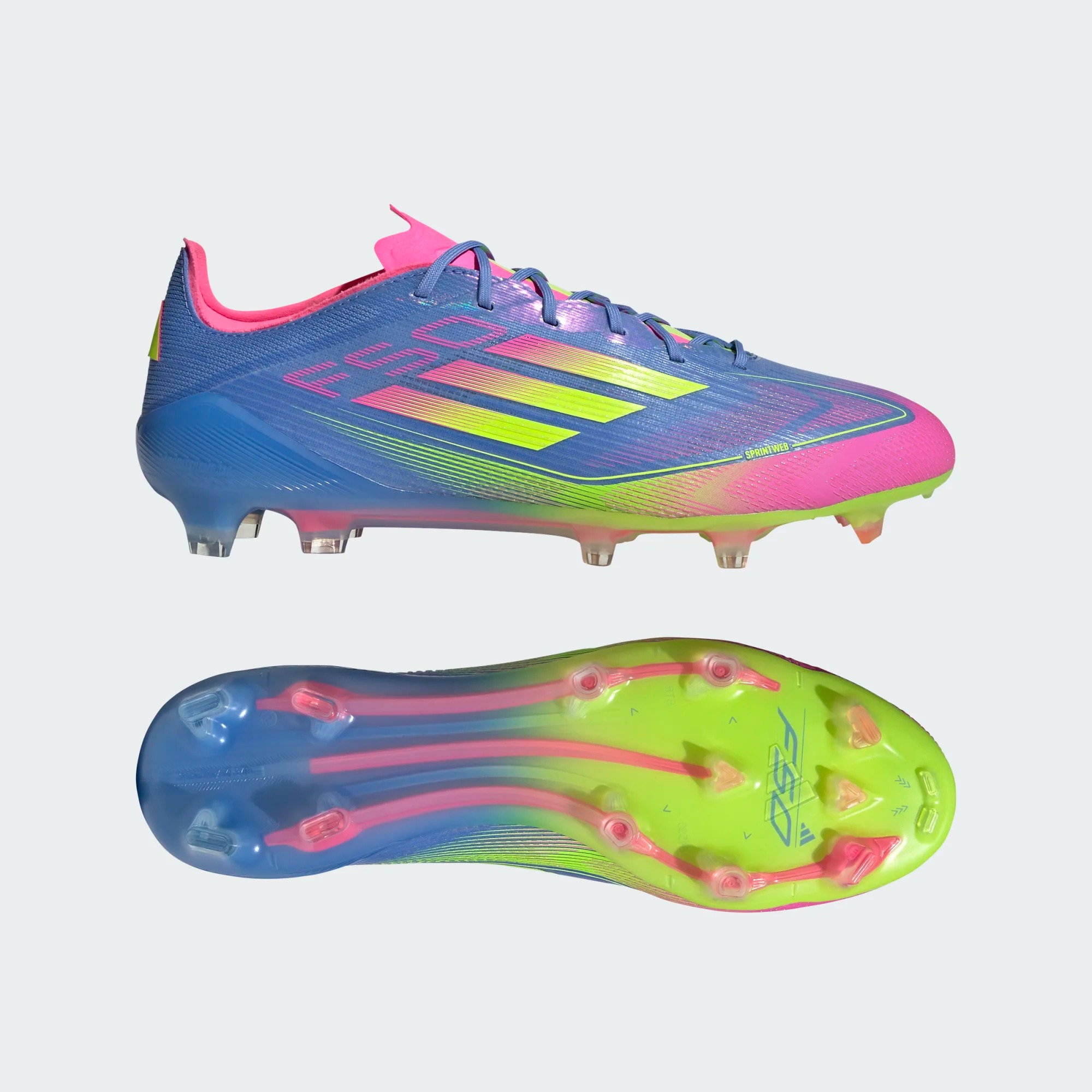 ADIDAS F50 ELITE FG BLUE FUSION/LUCID LEMON/LUCID PINK ADIDAS F50 ELITE FG BLUE FUSION/LUCID LEMON/LUCID PINK