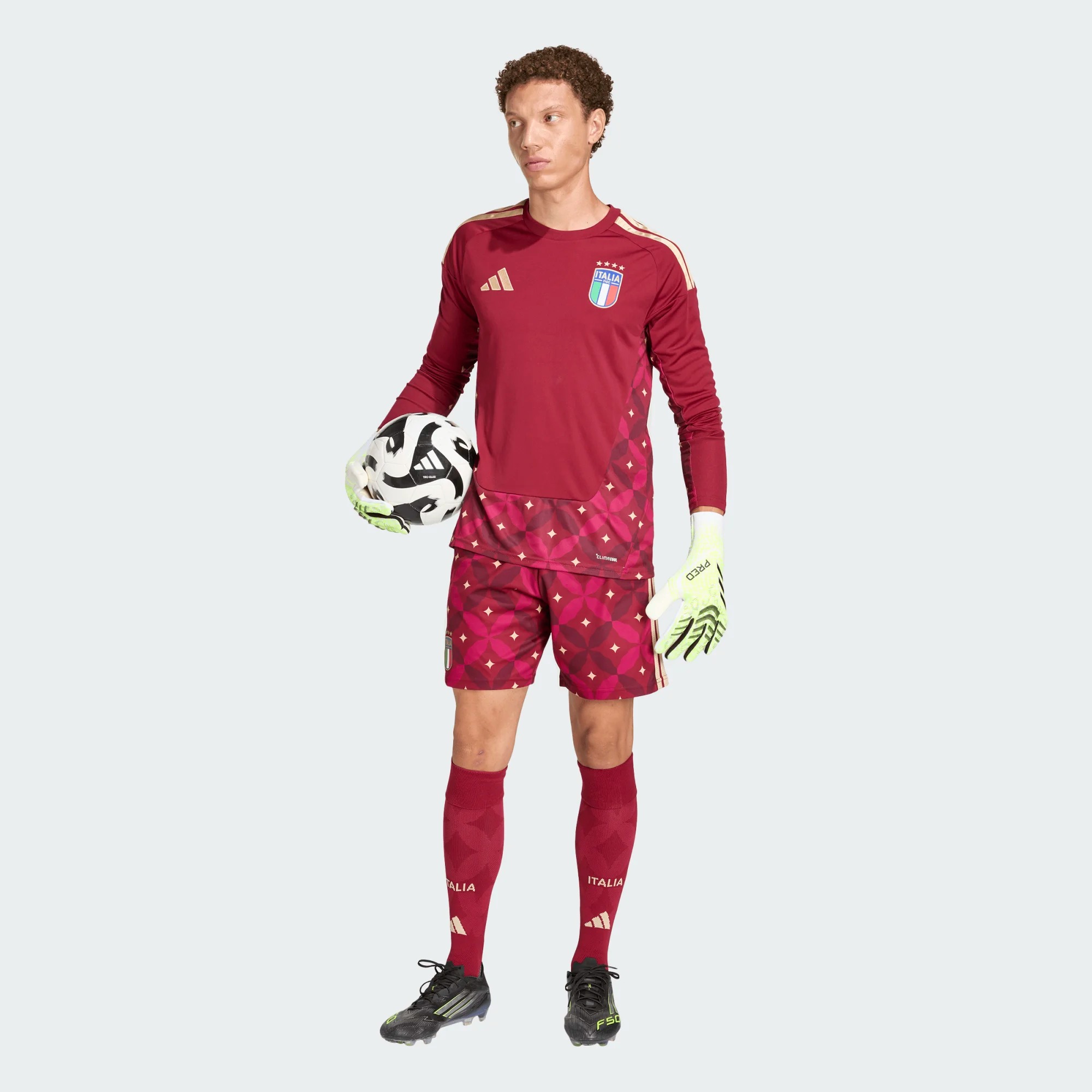 ADIDAS ITALY 26 HOME GOALKEEPER LONG SLEEVE JERSEY