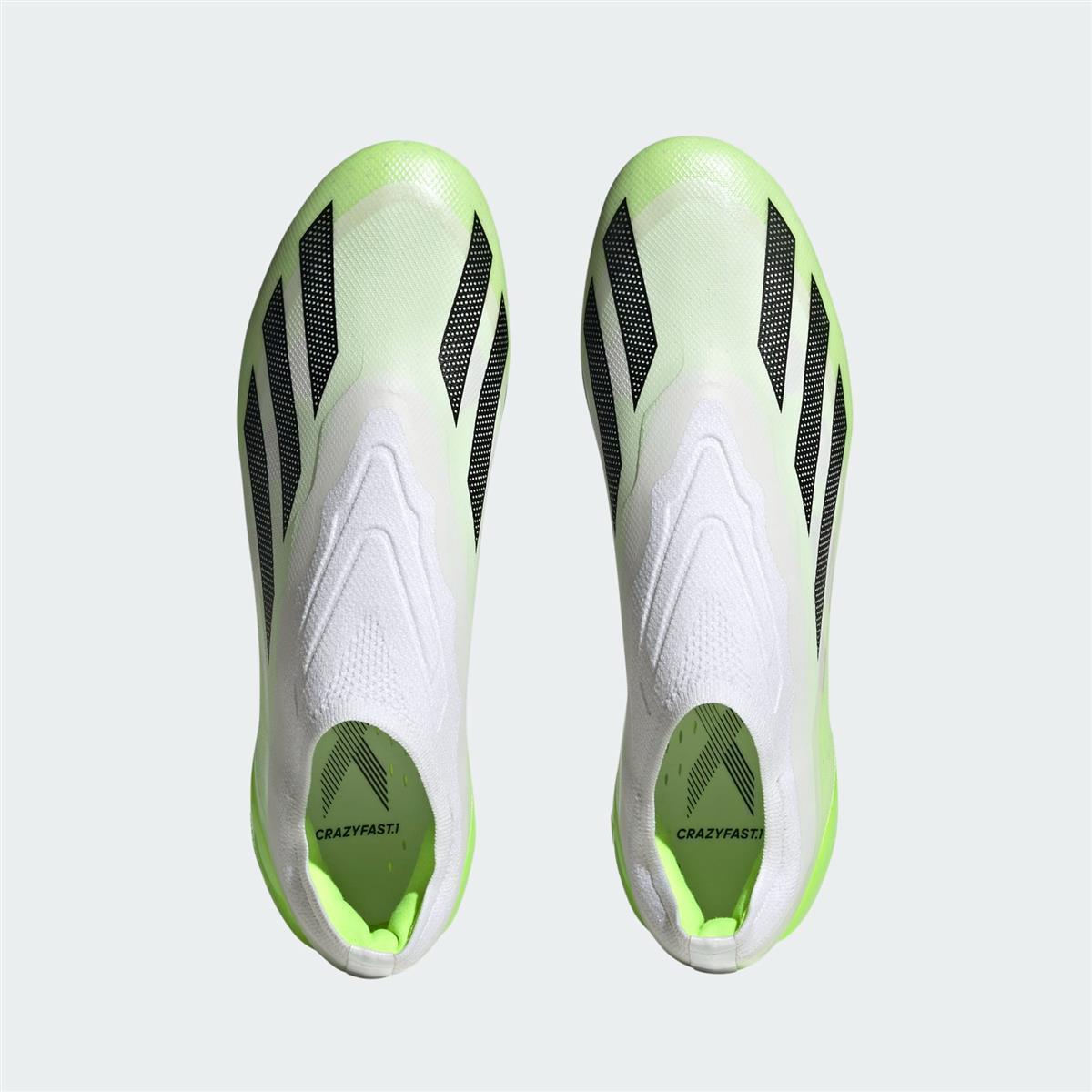 ADIDAS X CRAZYFAST.1 LL SG FOOTWEAR WHITE/CORE BLACK/LUCID LEMON