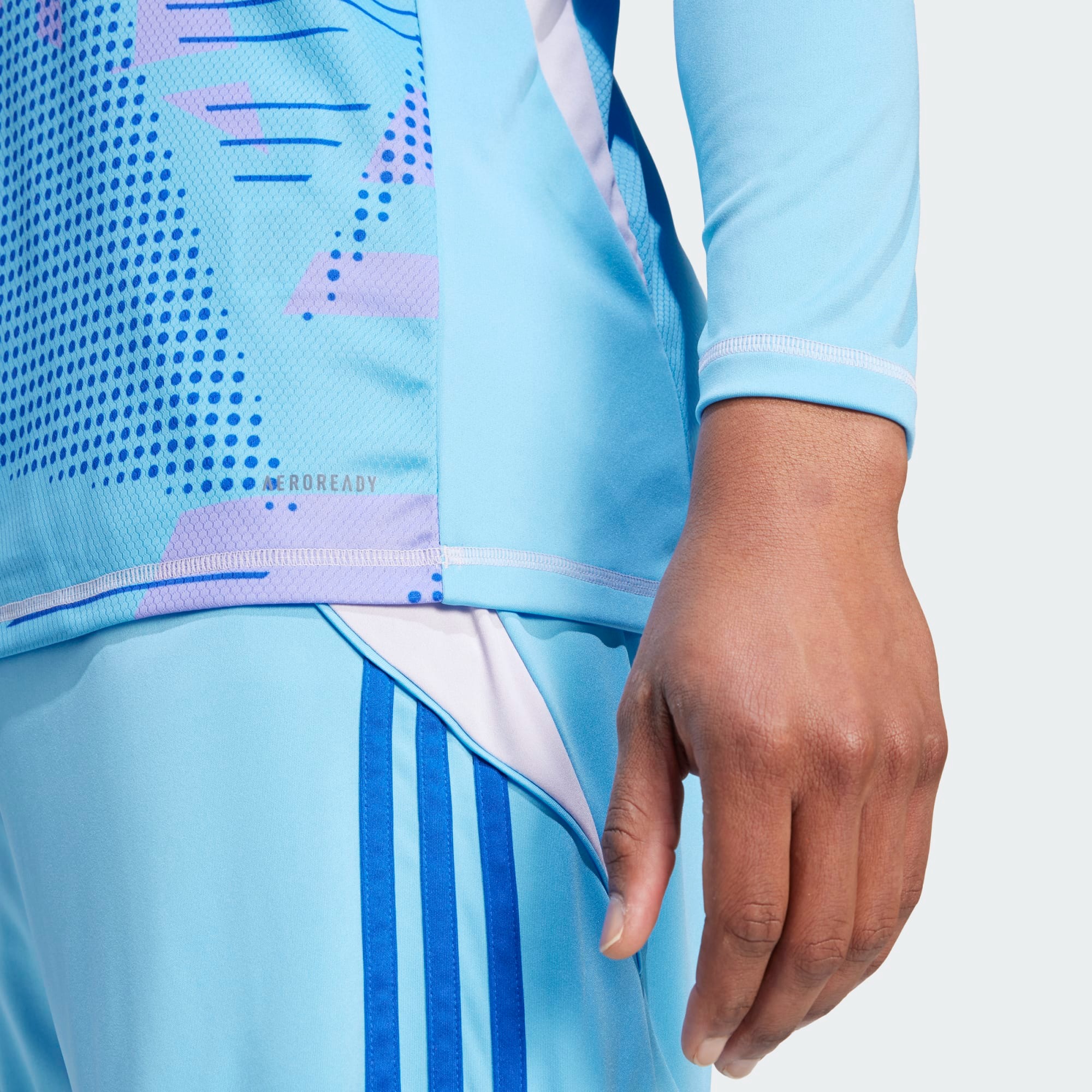 ADIDAS TIRO24 COMPETITION GK JERSEY LS SEMI BLUE BURST