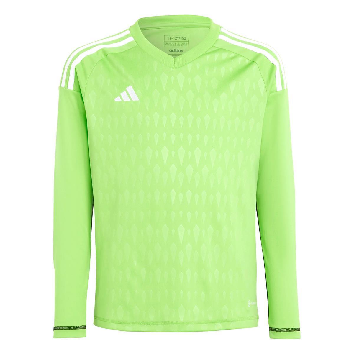 ADIDAS T23 COMPETITION GK JERSEY LS YOUTH TEAM SEMI SOLAR GREEN