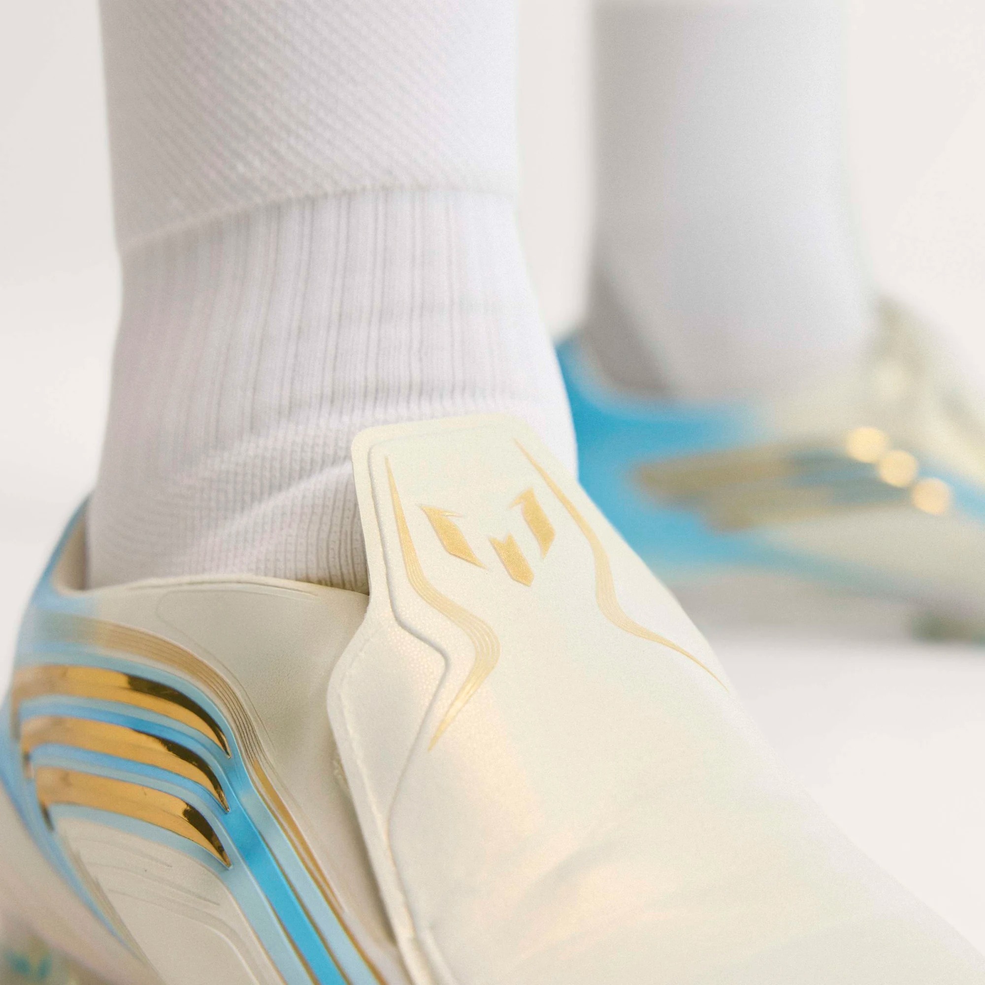 ADIDAS F50 MESSI ELITE FG IVORY/SEMI BLUE BURST/ICE BLUE
