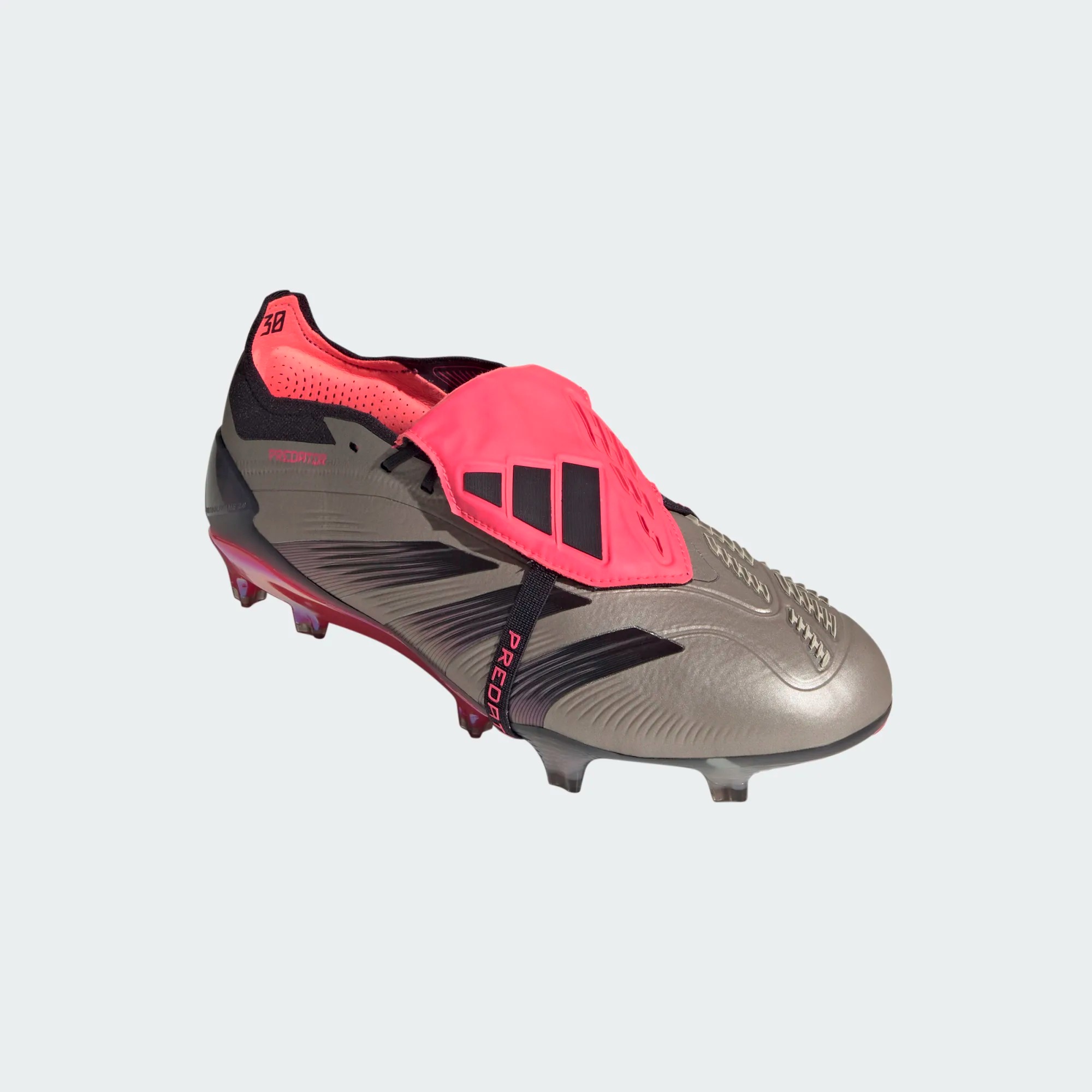 If6443 ADIDAS PREDATOR ELITE FT FG PLATIN METALLIC/AURORA BLACK/CARBON | UK 11 ...