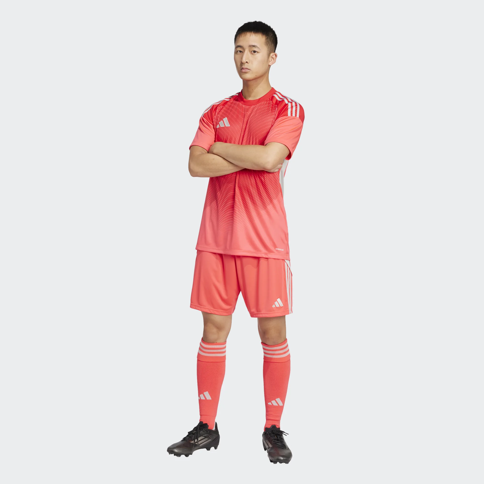 ADIDAS TIRO25 COMPETITION GK JERSEY SHORT SLEEVE SHOCK RED