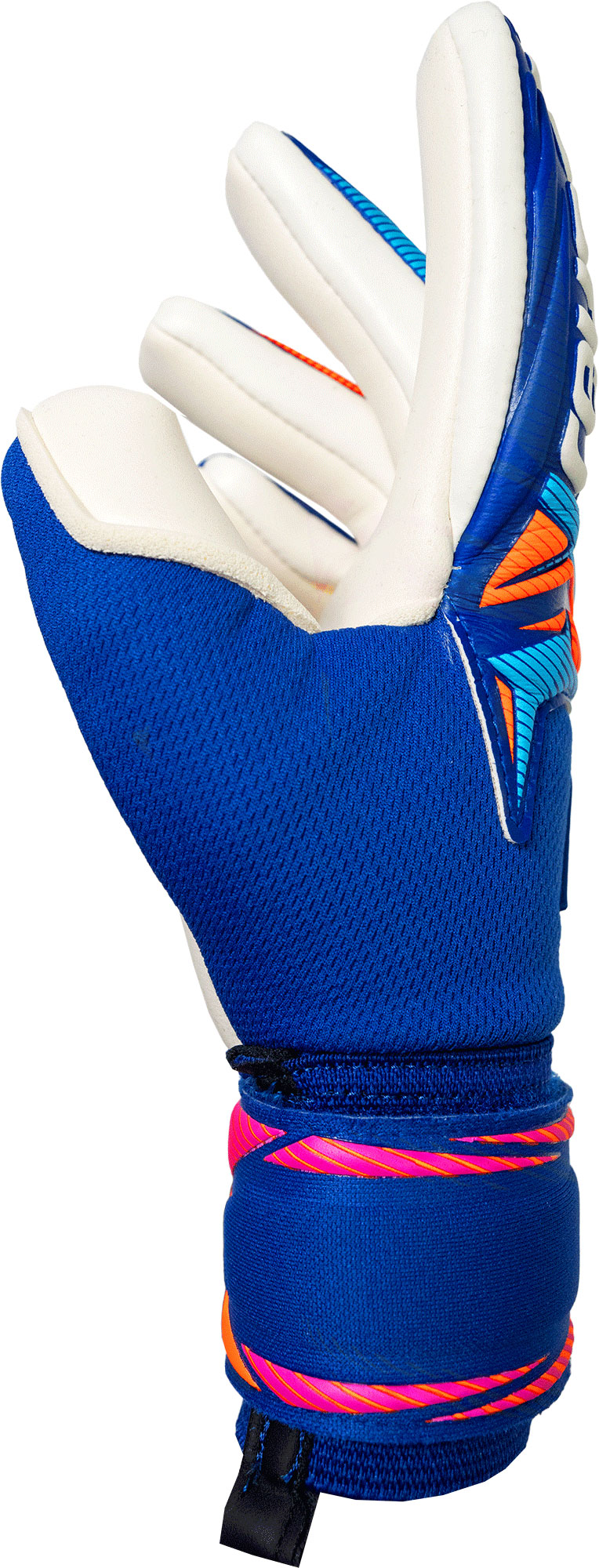 REUSCH ATTRAKT GOLD X NC JUNIOR SHARP BLUE / WHITE / SHOCKING ORANGE