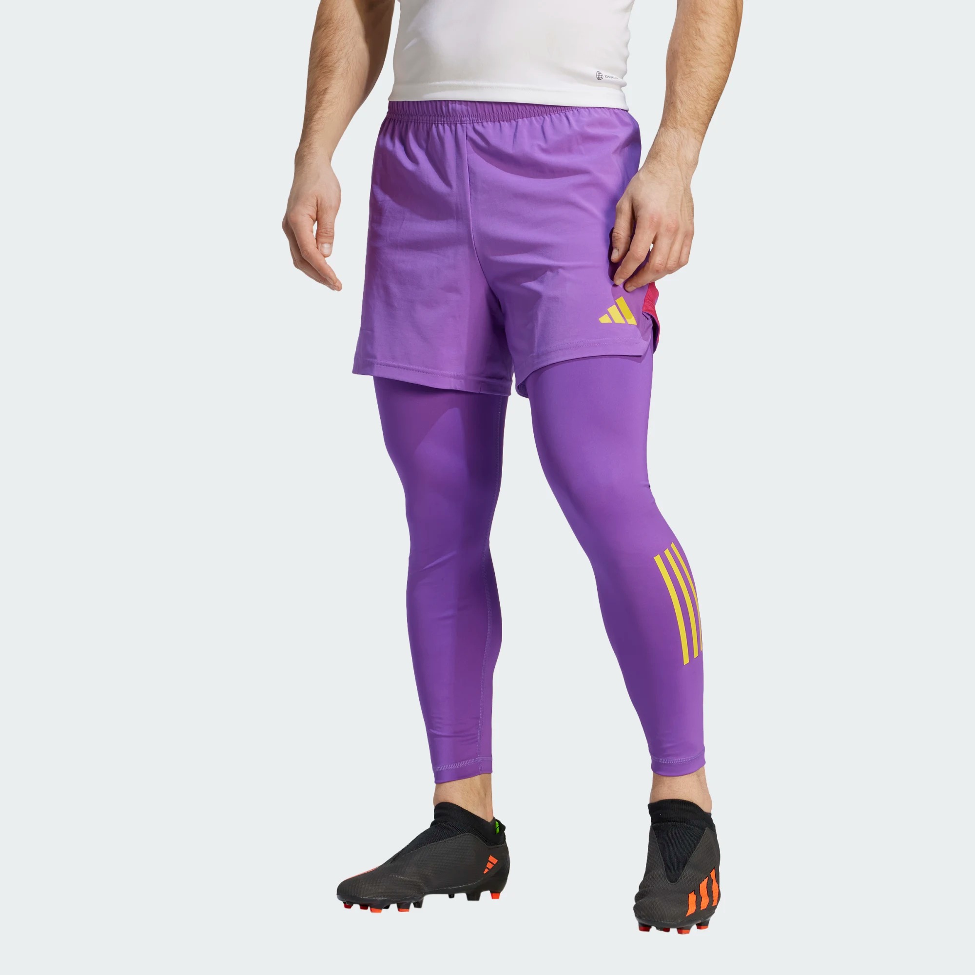 ADIDAS T23 PROMO GK TIGHT ACTIVE PURPLE/TEREMA