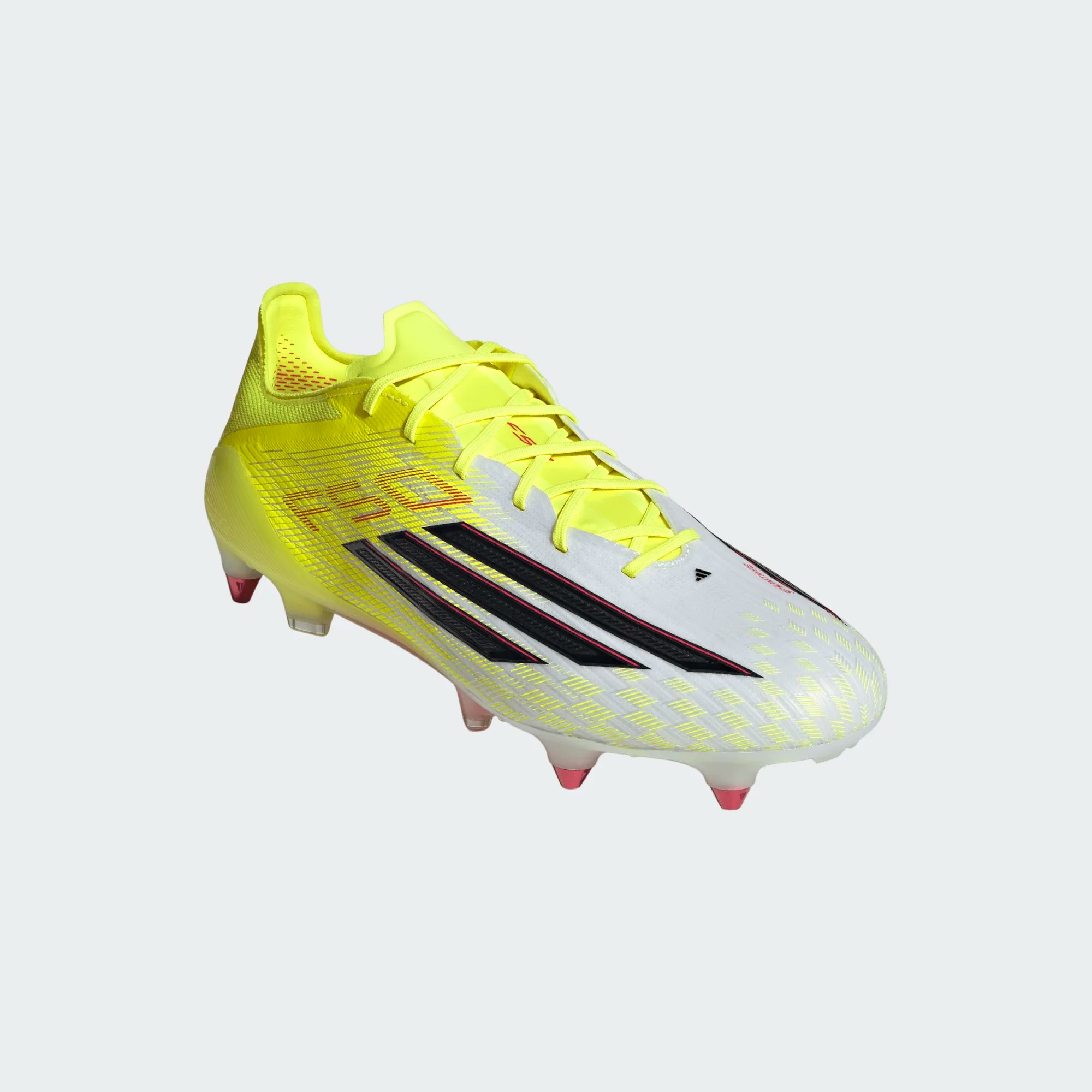 ADIDAS F50 ELITE SG TECH SOY/BLACK/LUCID RED