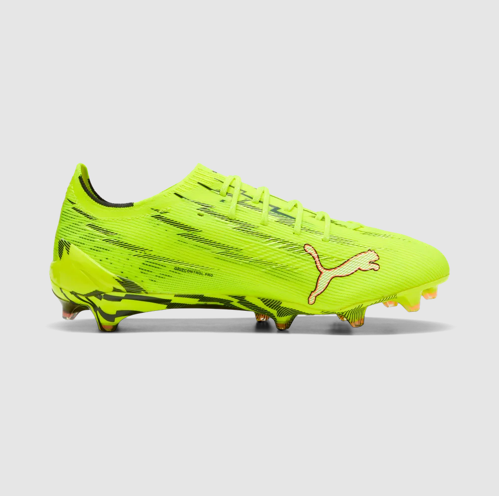 PUMA ULTRA 6 ULTIMATE FG YELLOW ALERT-PUMA BLACK-GLOWING RED