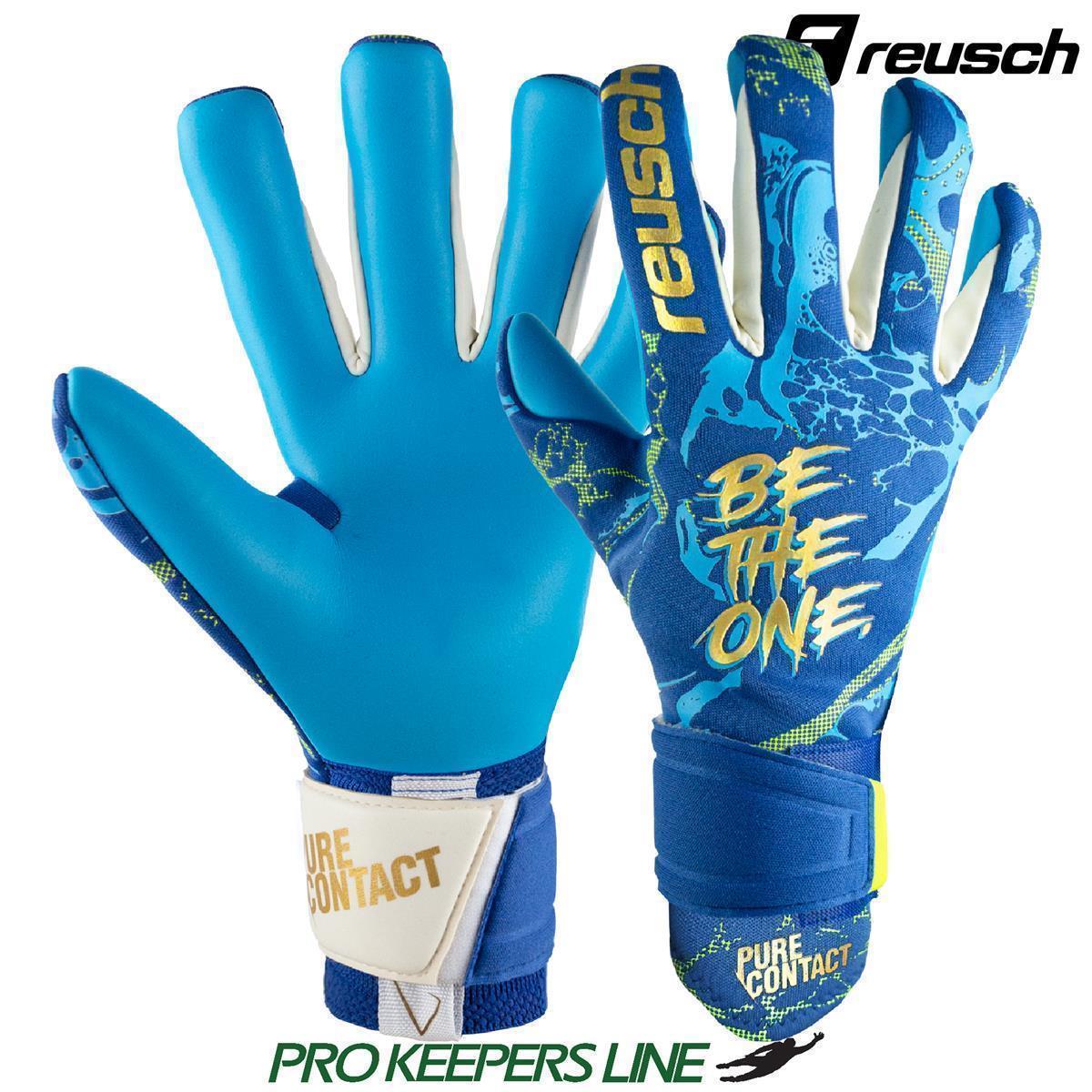 REUSCH PURE CONTACT AQUA TRUE BLUE/GOLD/AQUA BLUE