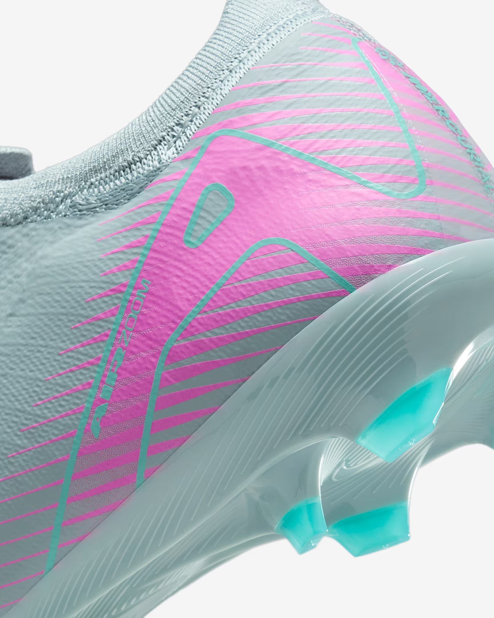 NIKE MERCURIAL VAPOR 16 PRO FG LOW-TOP OCEAN CUBE/PINK BLAST