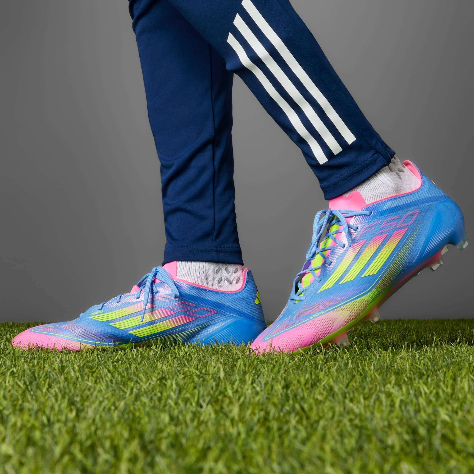 ADIDAS F50 ELITE FG BLUE FUSION/LUCID LEMON/LUCID PINK ADIDAS F50 ELITE FG BLUE FUSION/LUCID LEMON/LUCID PINK