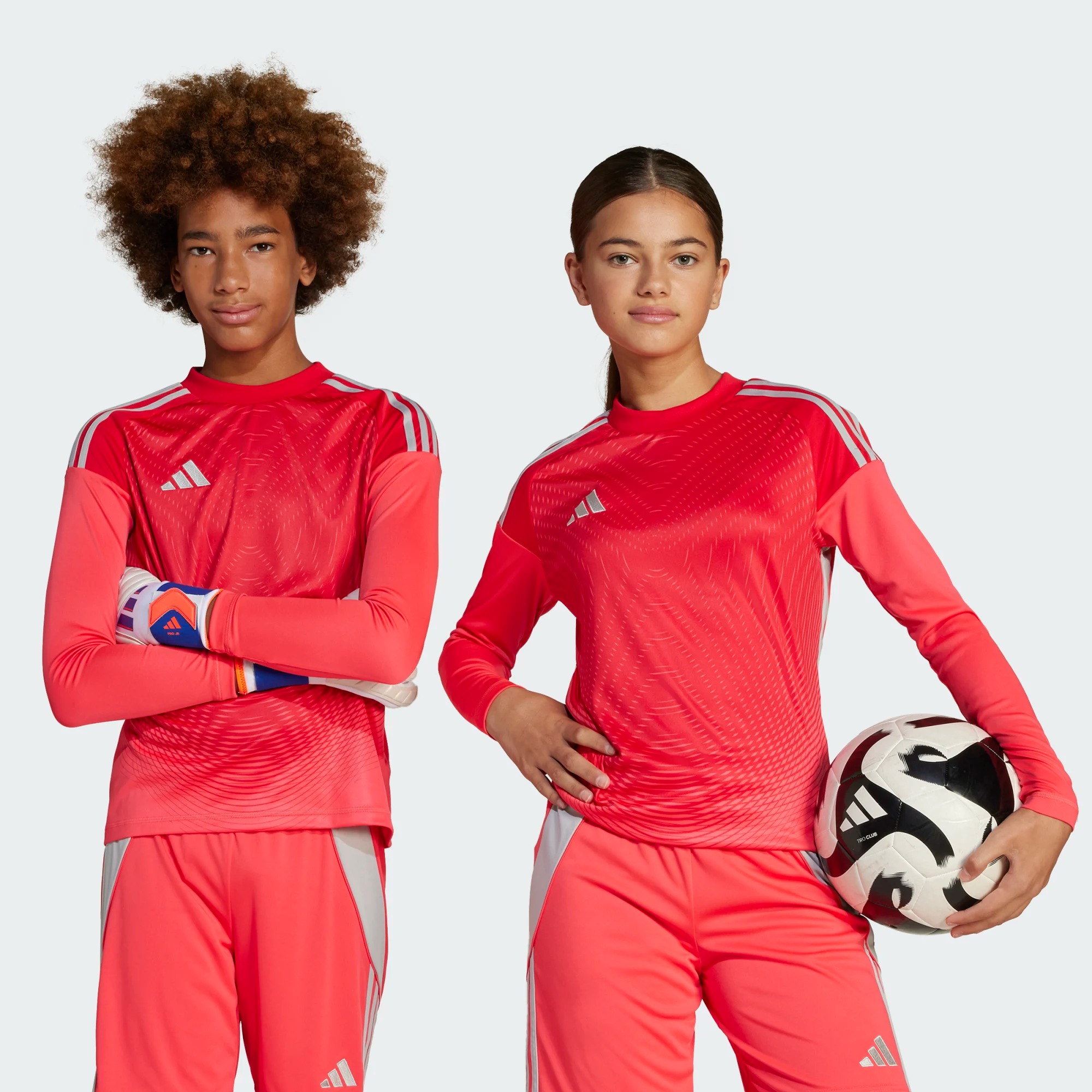 ADIDAS TIRO25 COMPETITION GK JERSEY LS YOUTH SHOCK RED