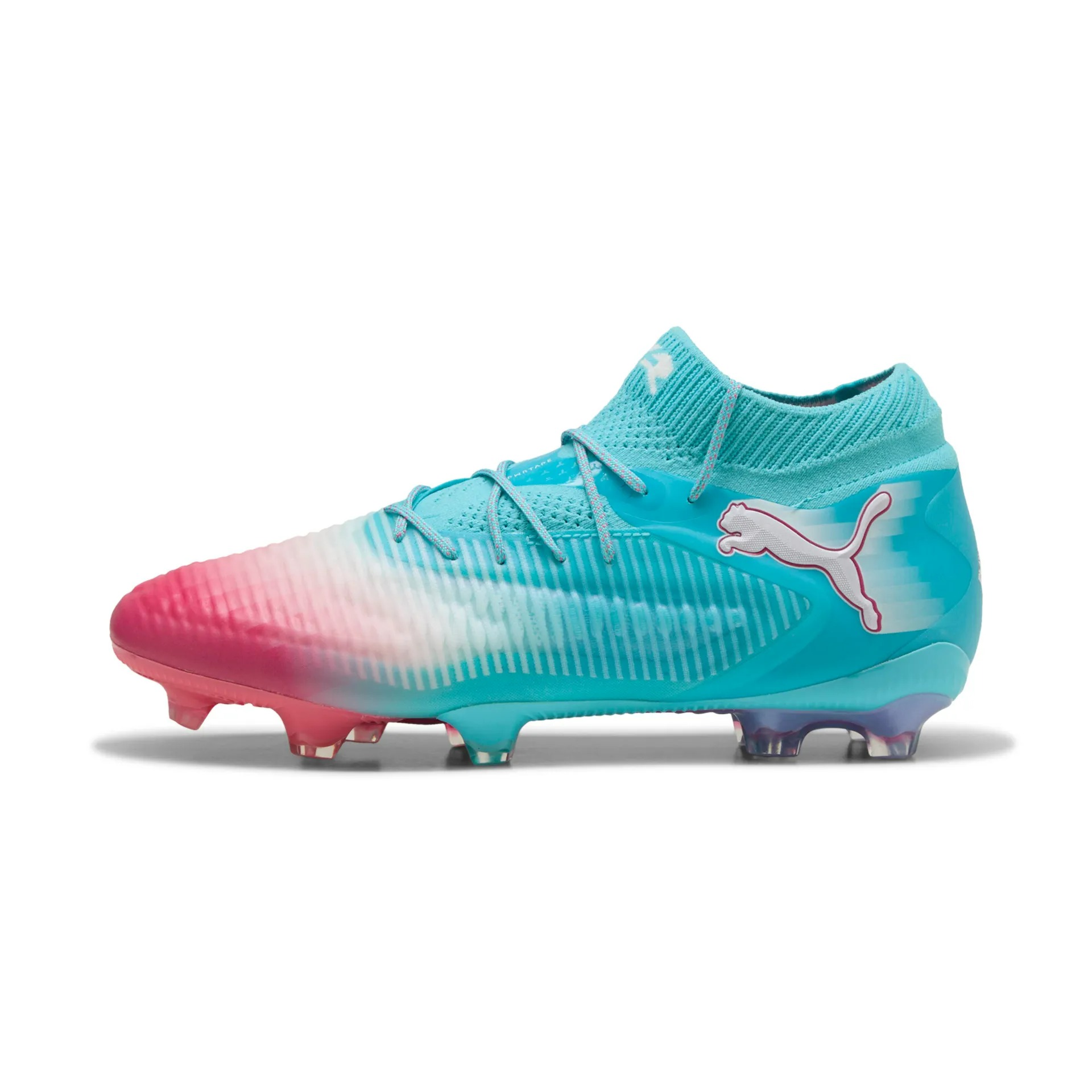 PUMA FUTURE 8 ULTIMATE RE-CHARGE FG HERO BLUE-PUMA WHITE-SUNSET PINK