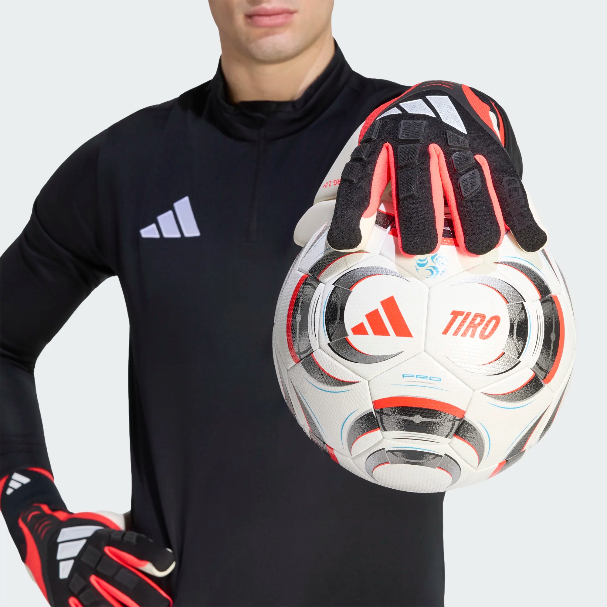 ADIDAS PREDATOR GL PRO BLACK/BLACK/LUCID RED