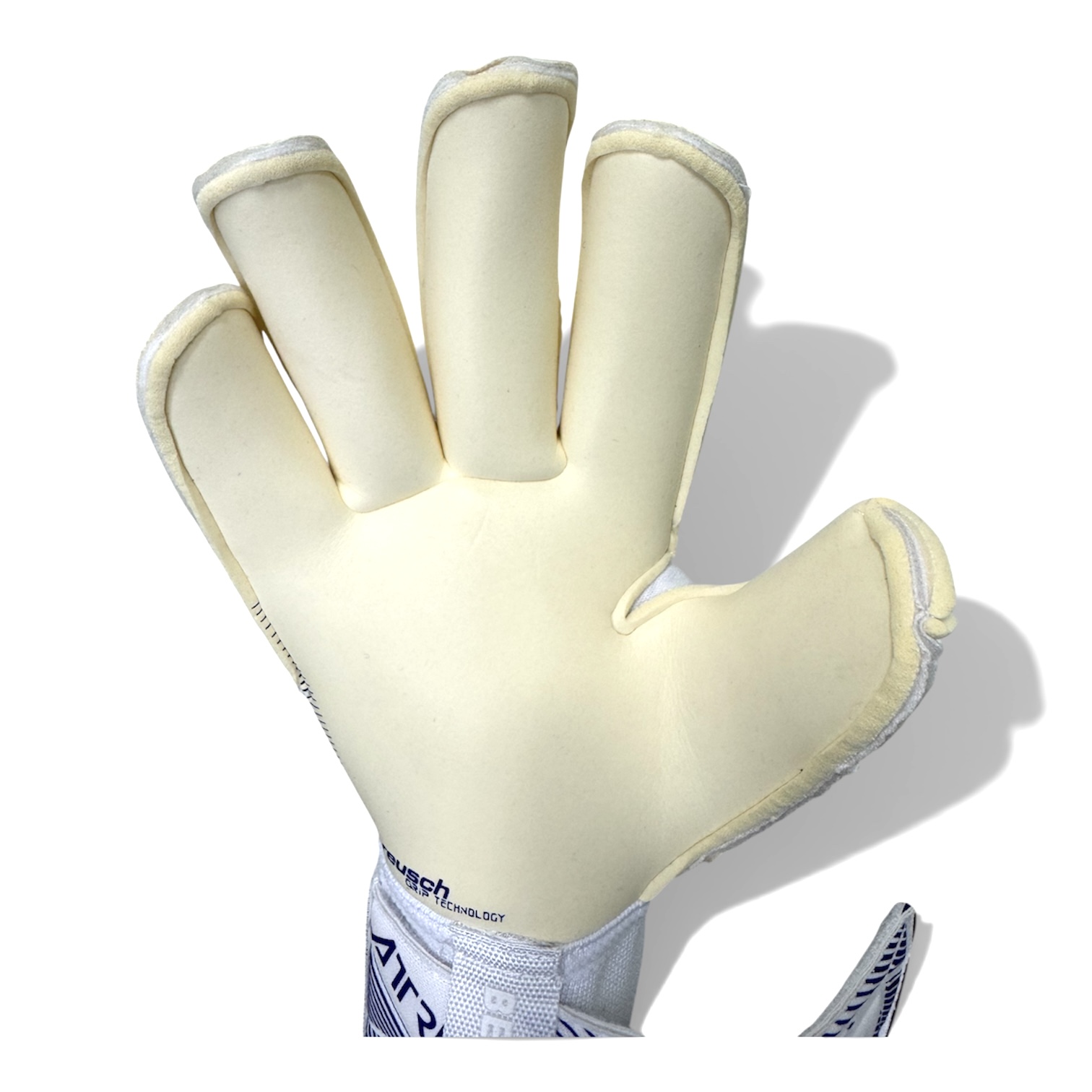 REUSCH ATTRAKT GOLD X ROLL FINGER WHITE/BLUE/ORANGE SMU