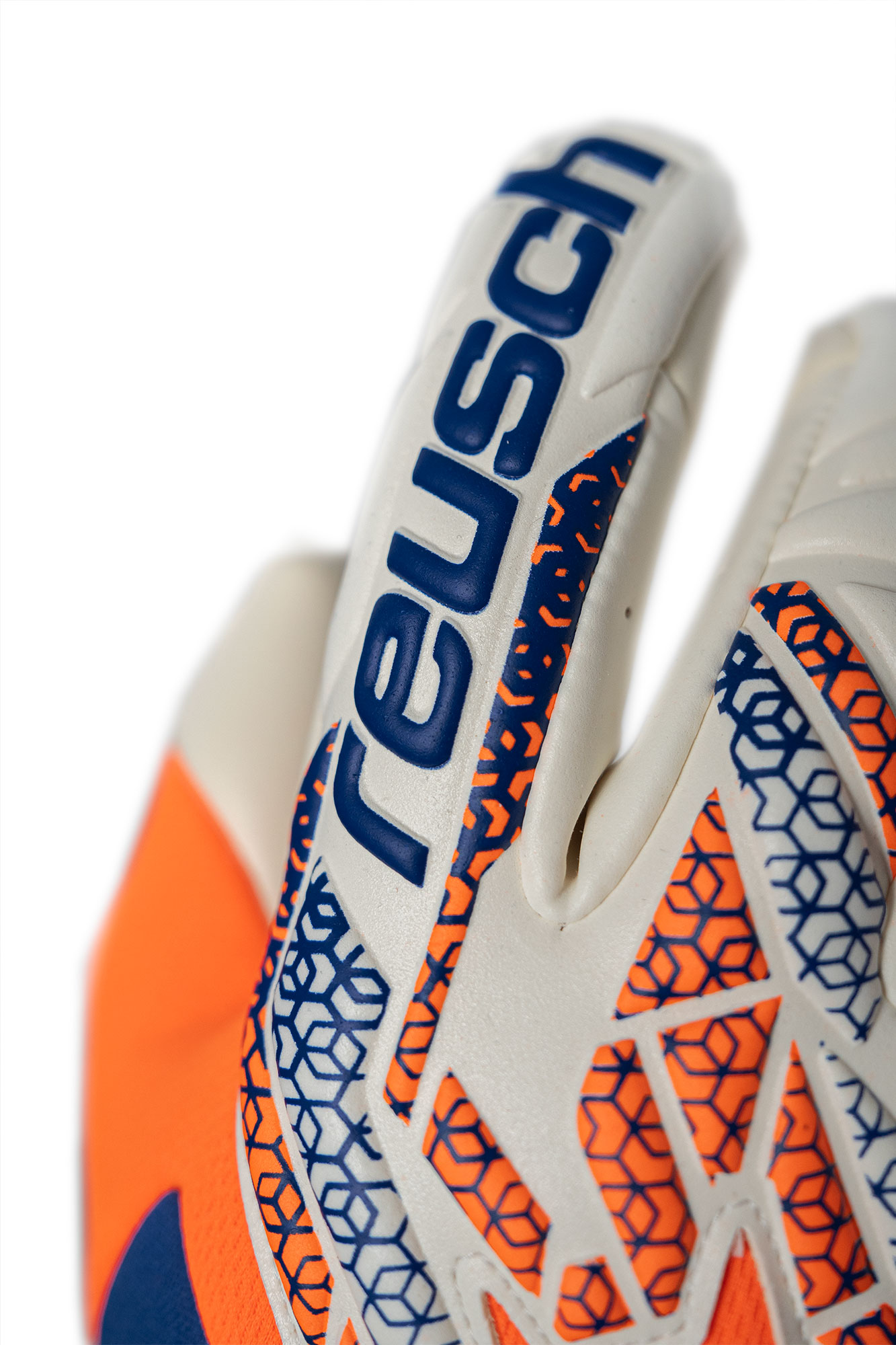 REUSCH ATTRAKT GOLD X GUARDIAN  SHOCK ORANGE/ENERGY BLUE