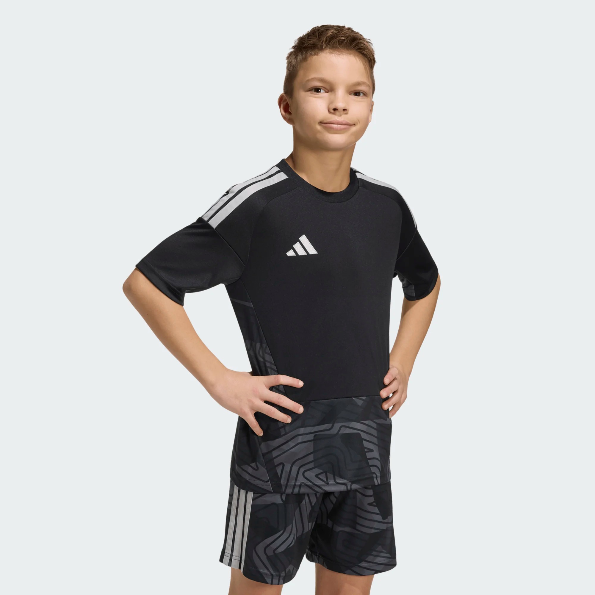 ADIDAS TIRO26 COMPETITION GK JERSEY SHORT SLEEVE BLACK JUNIOR