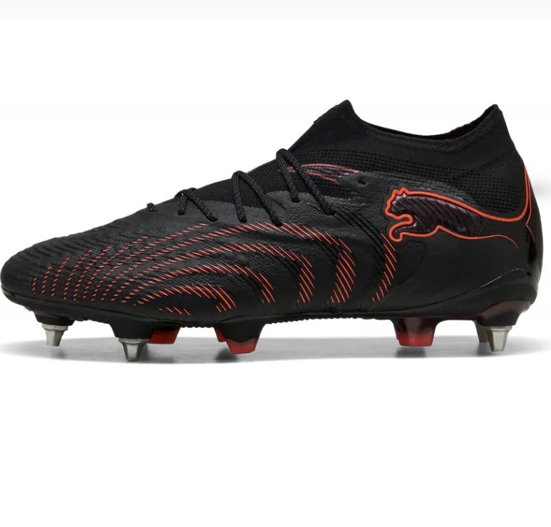 PUMA FUTURE 9 ULTIMATE MXSG PUMA BLACK-GLOWING RED-STRONG GRAY