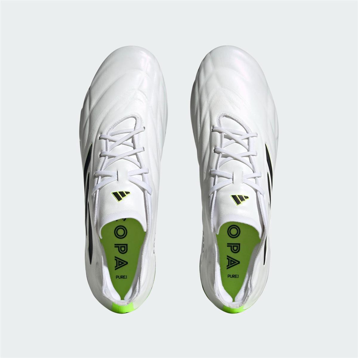ADIDAS COPA PURE.1 FG FOOTWEAR WHITE/CORE BLACK/LUCID LEMON ADIDAS COPA PURE.1 FG FOOTWEAR WHITE/CORE BLACK/LUCID LEMON