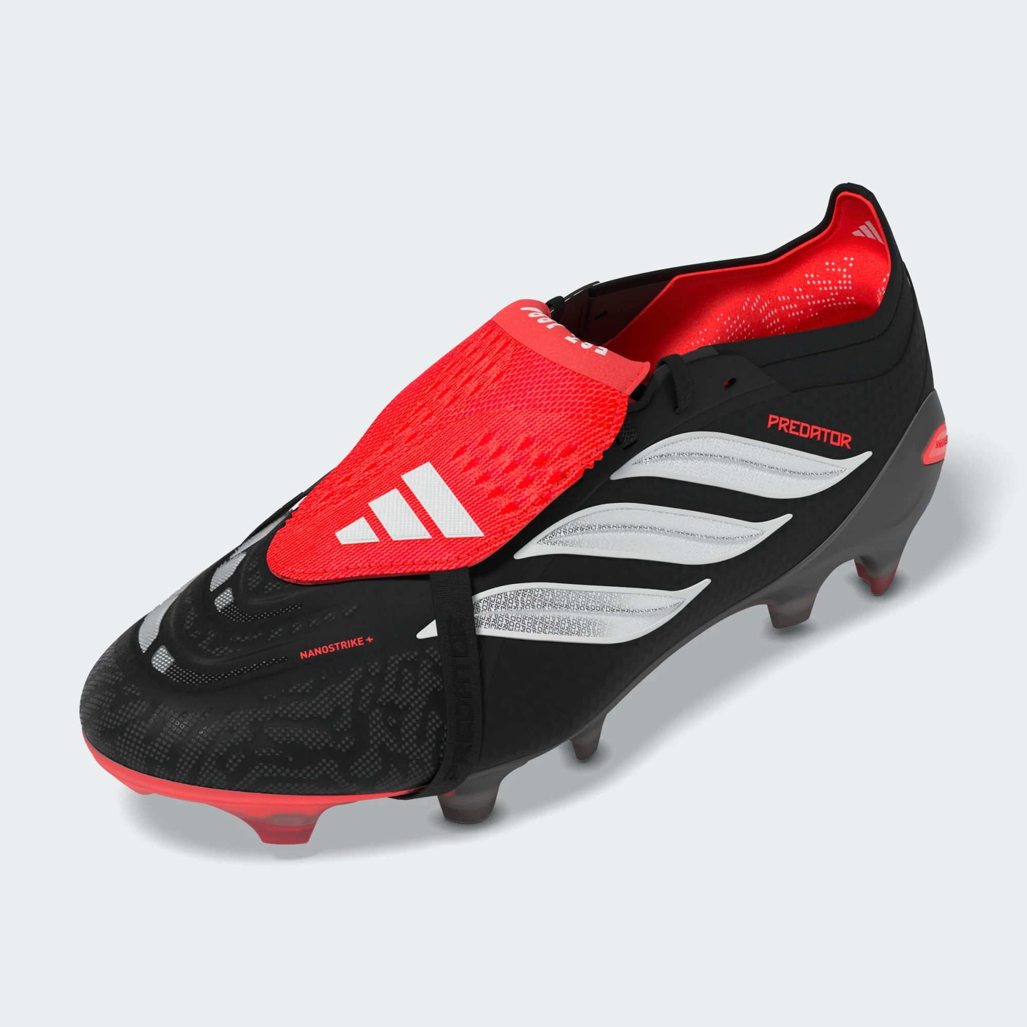 ADIDAS PREDATOR ELITE FT FG BLACK/WHITE/LUCID RED