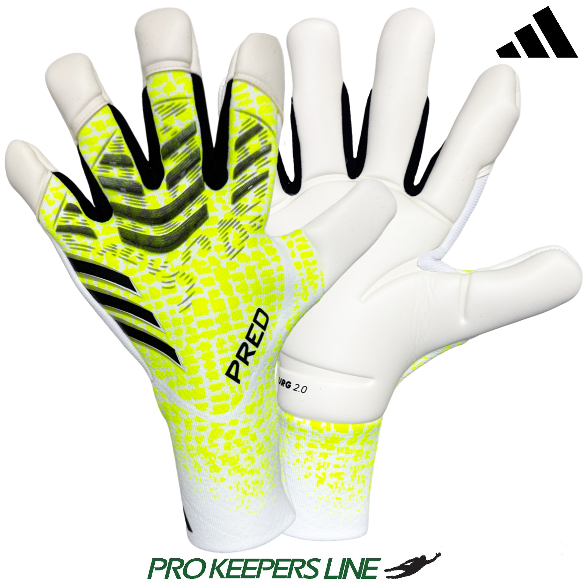 ADIDAS PREDATOR GL PRO HYBRID LUCID LEMON/WHITE/BLACK