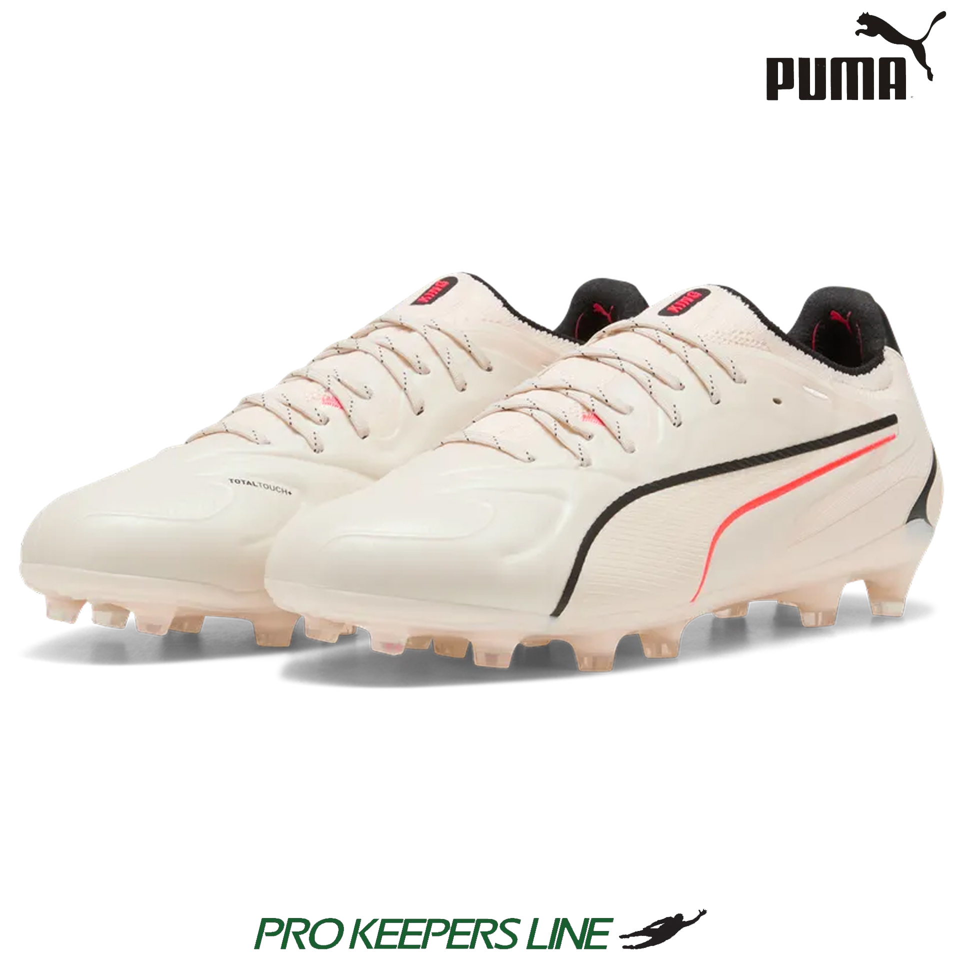 PUMA KING 20 ULTIMATE FG SUGARED ALMOND-PUMA BLACK-ULTRA RED
