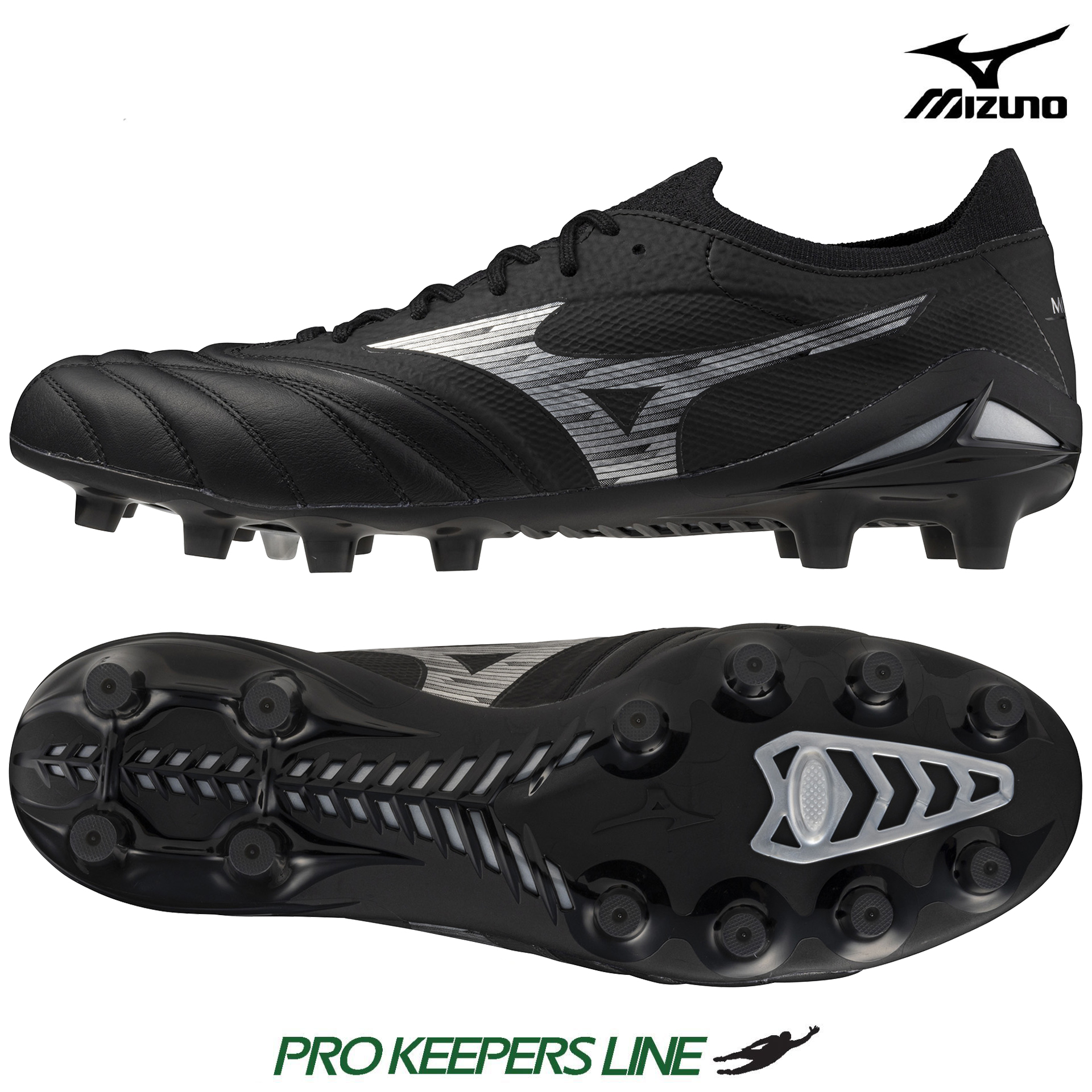 Mizuno morelia iv neo beta elite md black galaxy silver.jpg MIZUNO MORELIA NEO IV BETA ELTE MD BLACK/GALAXY SILVER
