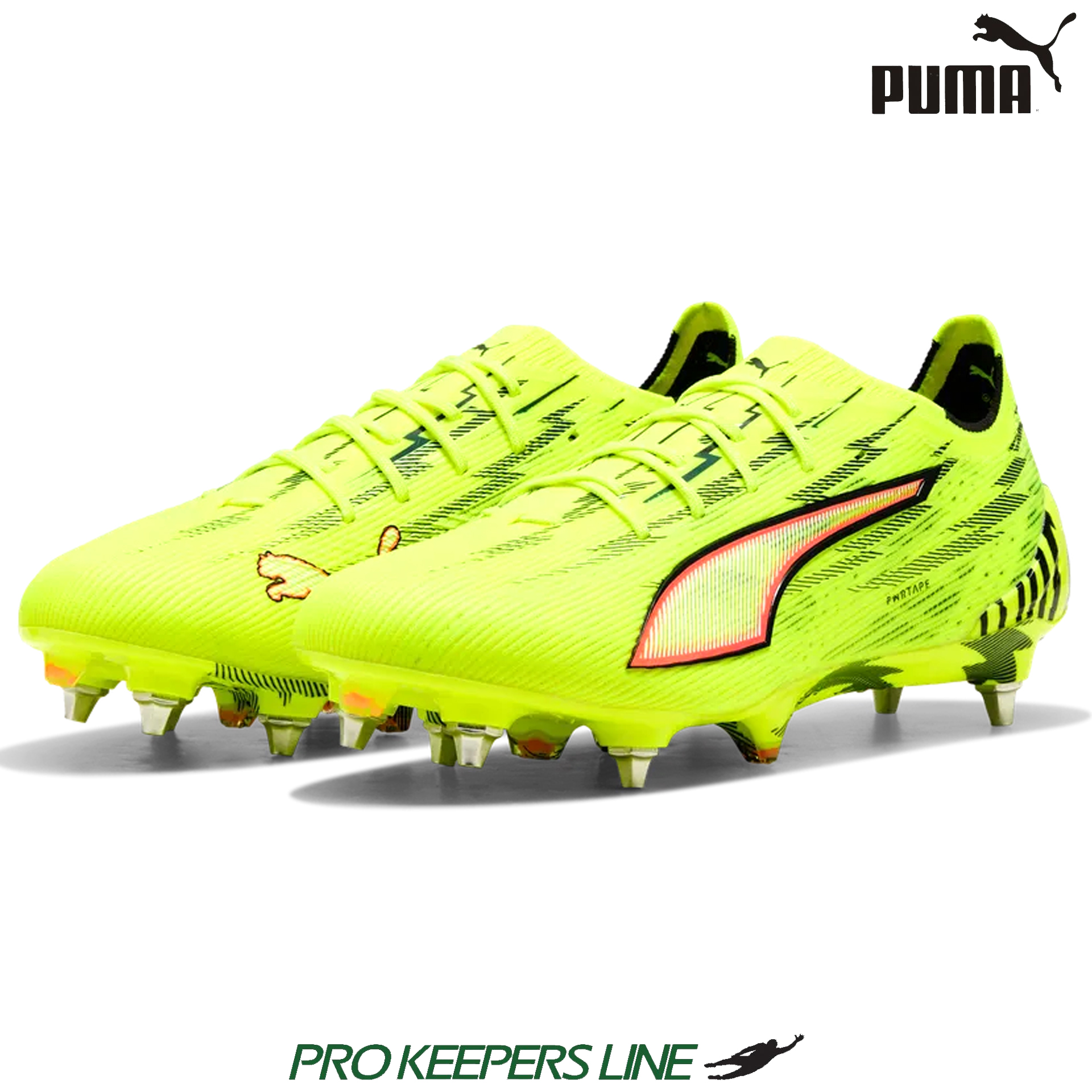 PUMA ULTRA 6 ULTIMATE MXSG ALERT YELLOW-PUMA BLACK-GLOWING RED