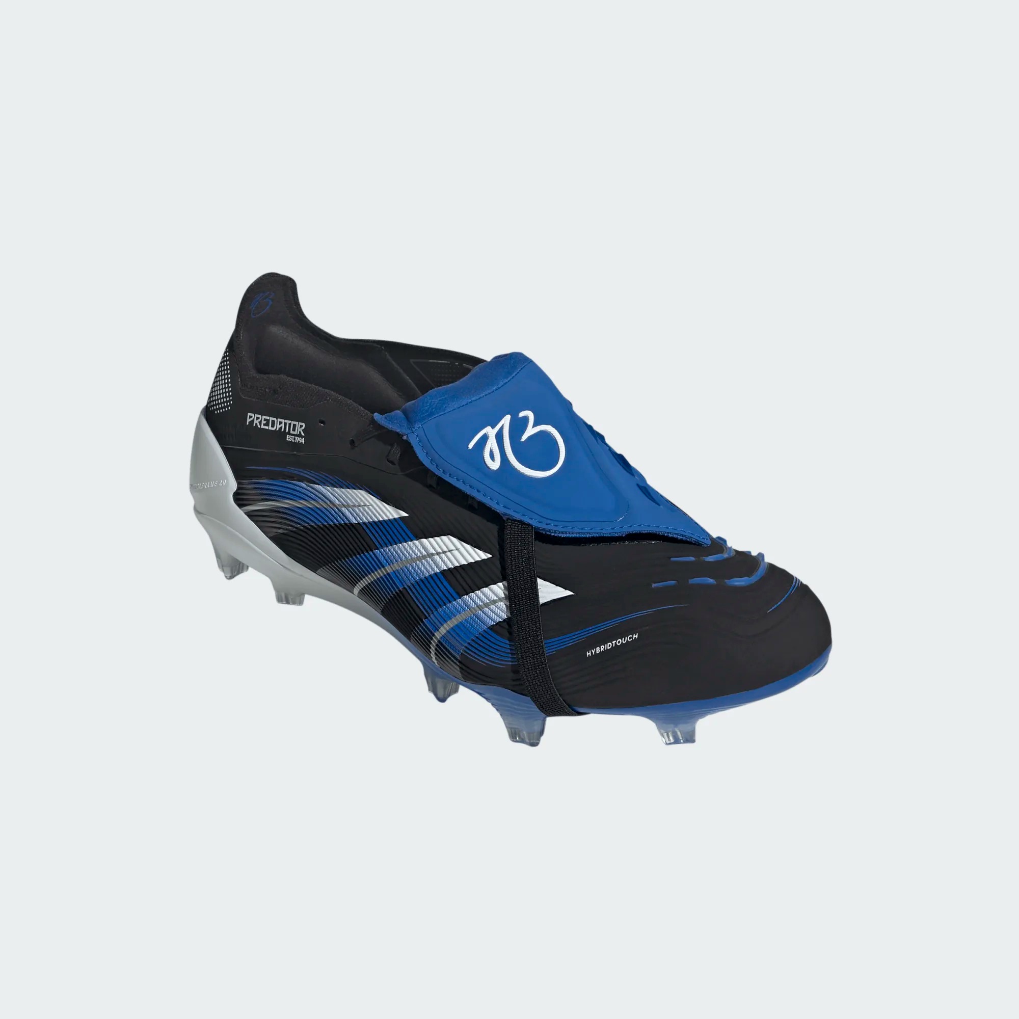 ADIDAS PREDATOR ELITE FT FG JB BLACK/WHITE/GLOW BLUE