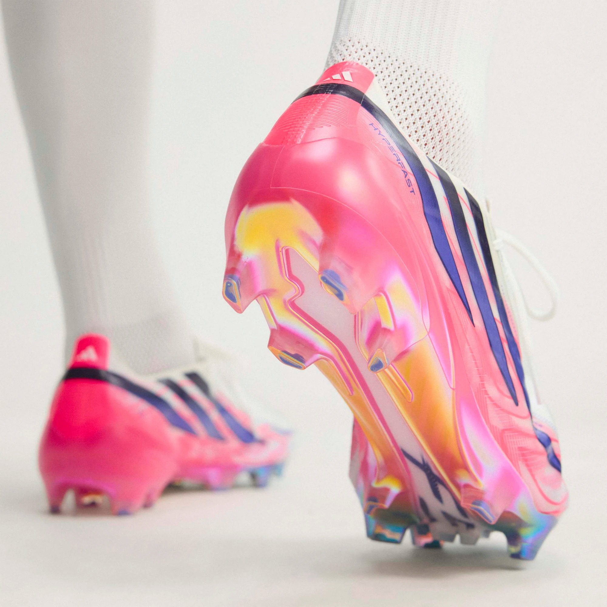 ADIDAS F50 HYPERFAST ELITE FG WHITE/SOLAR PURPLE/SOLAR TURQUOISE