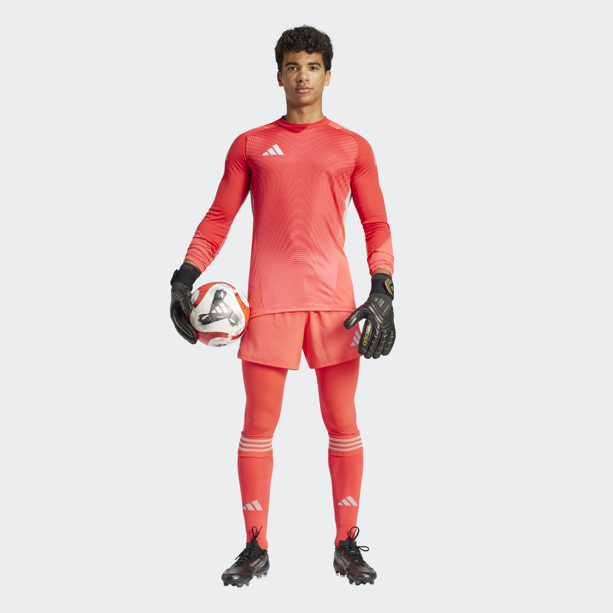 ADIDAS TIRO25 PRO GK JERSEY LS SHOCK RED