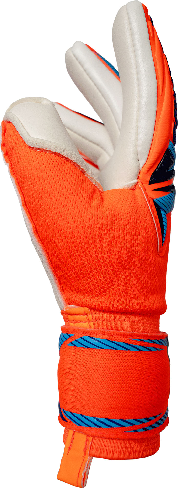 REUSCH ATTRAKT GOLD X NC JUNIOR SHOCKING ORANGE/BLUE