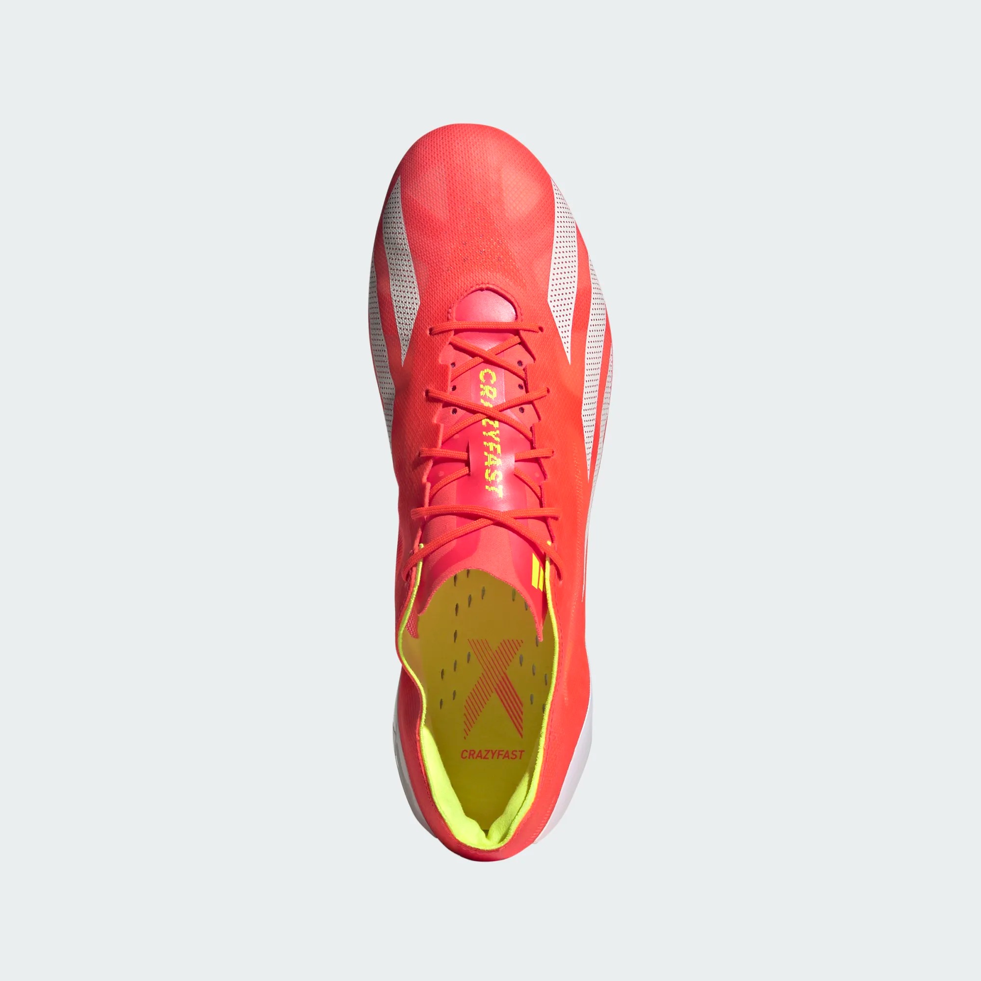 ADIDAS X CRAZYFAST+ FG SOLAR RED/CORE WHITE/TEAM SOLAR YELLOW | UK