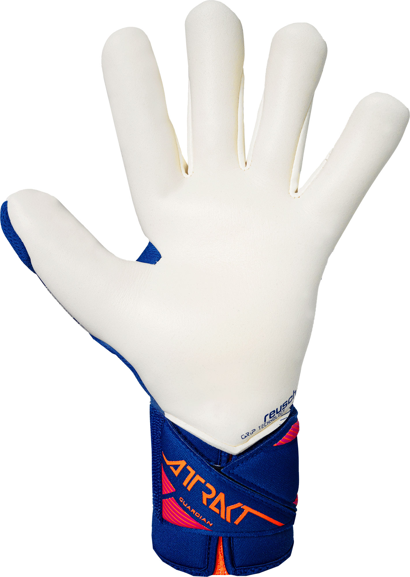 REUSCH ATTRAKT GOLD X GUARDIAN SHARP BLUE / WHITE / SHOCKING ORANGE