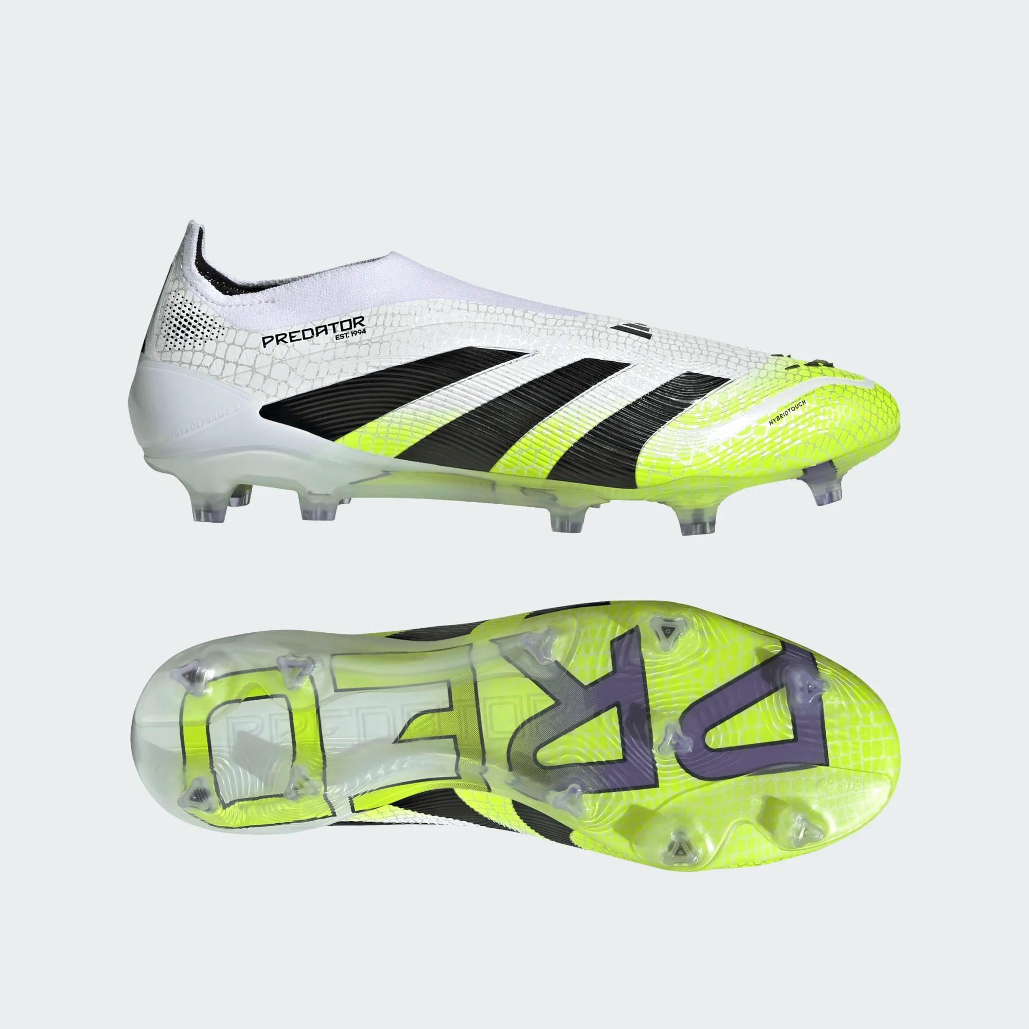 ADIDAS PREDATOR ELITE LL FG WHITE/BLACK/LUCID LEMON ADIDAS PREDATOR ELITE LL FG WHITE/BLACK/LUCID LEMON