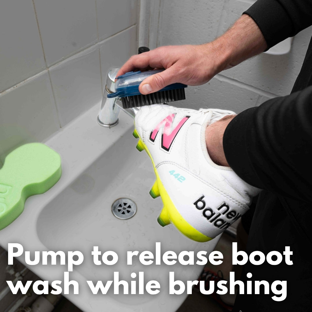 GLOVEGLU CLEAN KICK DUO SET: PUMP BRUSH + CONCENTRATE (120ml)