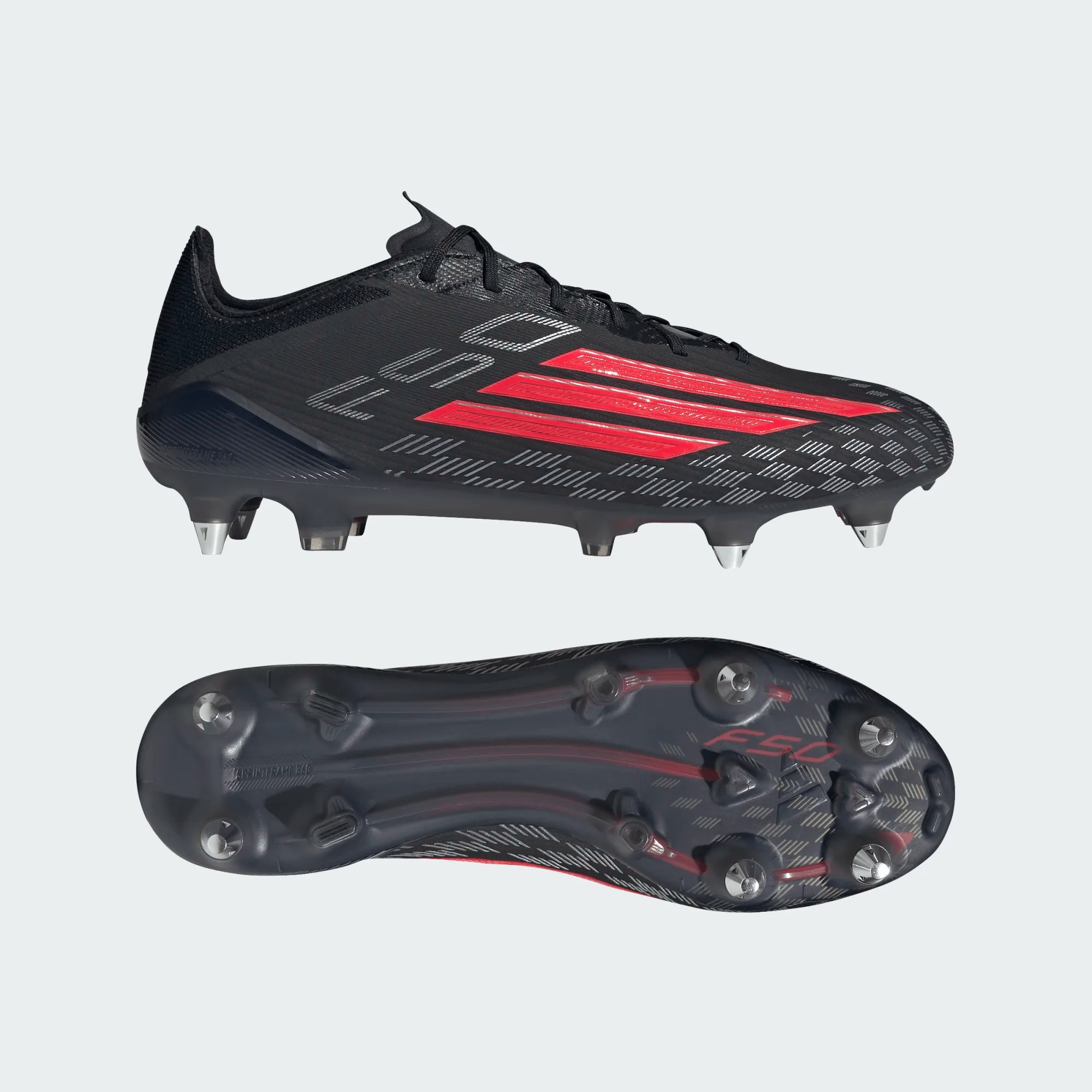 ADIDAS F50 ELITE SG BLACK/LUCID RED/BLACK