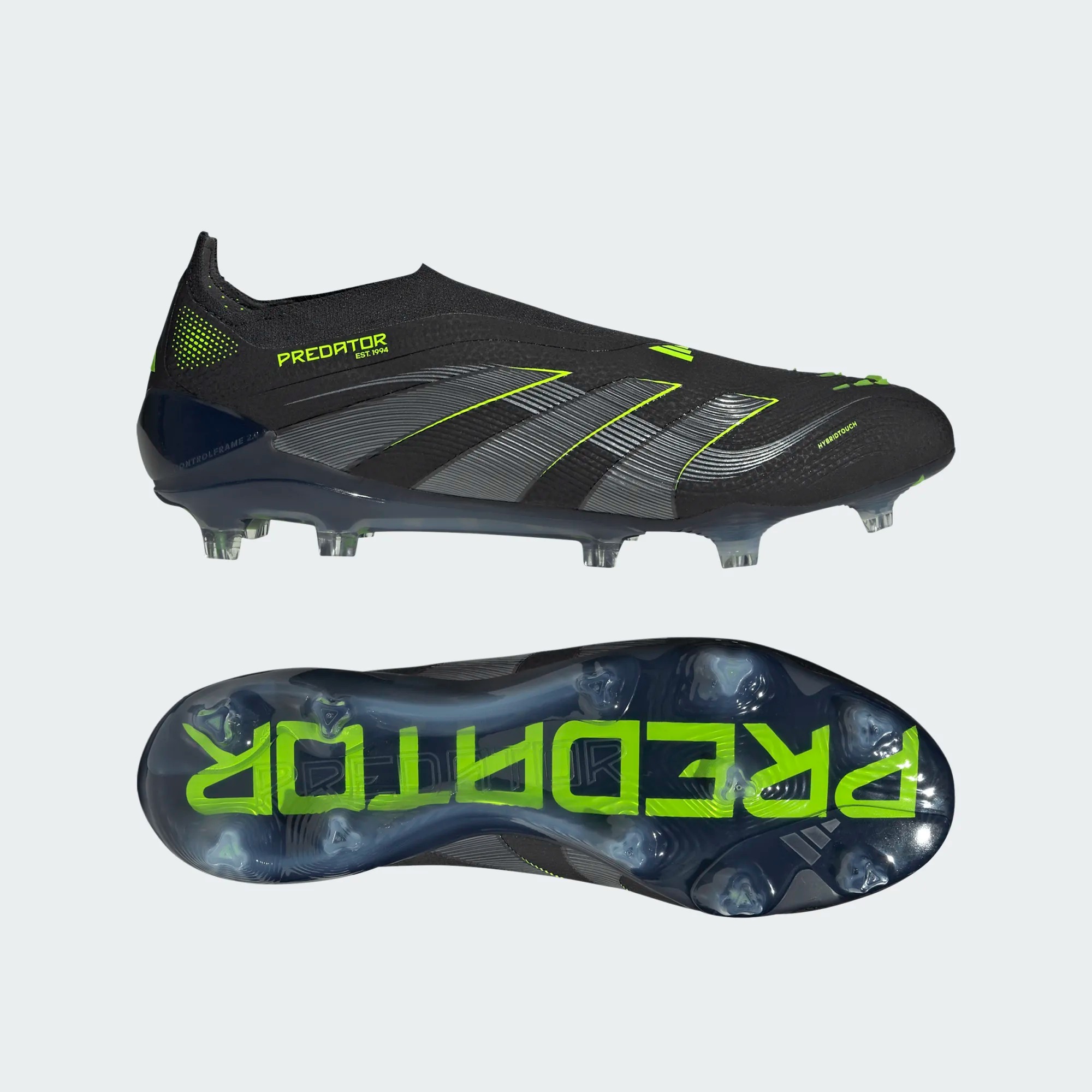 ADIDAS PREDATOR ELITE LL FG BLACK/CARBON/LUCID LEMON
