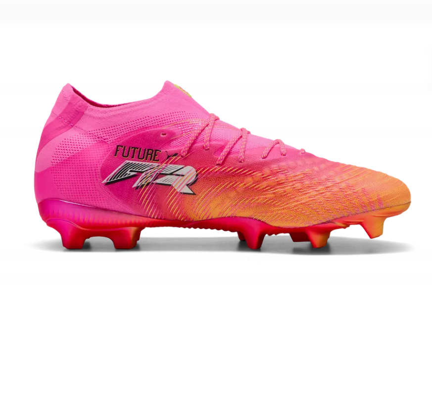 PUMA FUTURE 9 ULTIMATE FG POISON PINK-SUN STREAM-BRIGHT AQUA-PUMA WHITE