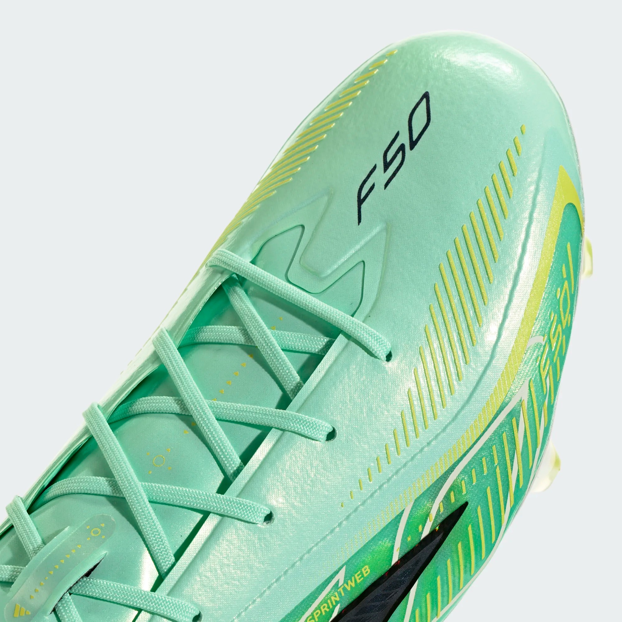 ADIDAS F50 HYPERFAST ELITE FG PULSE MINT/BLACK/SOLAR LEMON