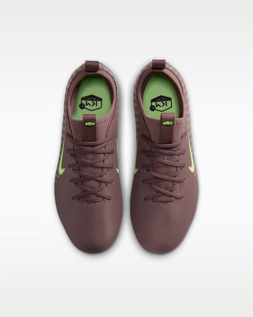 NIKE JR ZOOM VAPOR 16 ACADEMY KM FG/MG PLUM ECLPSE/METALLIC