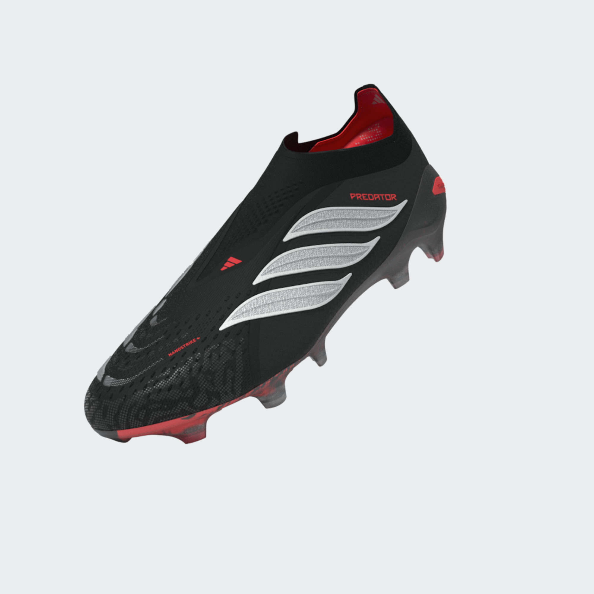 ADIDAS PREDATOR ELITE LL FG BLACK/WHITE/LUCID RED