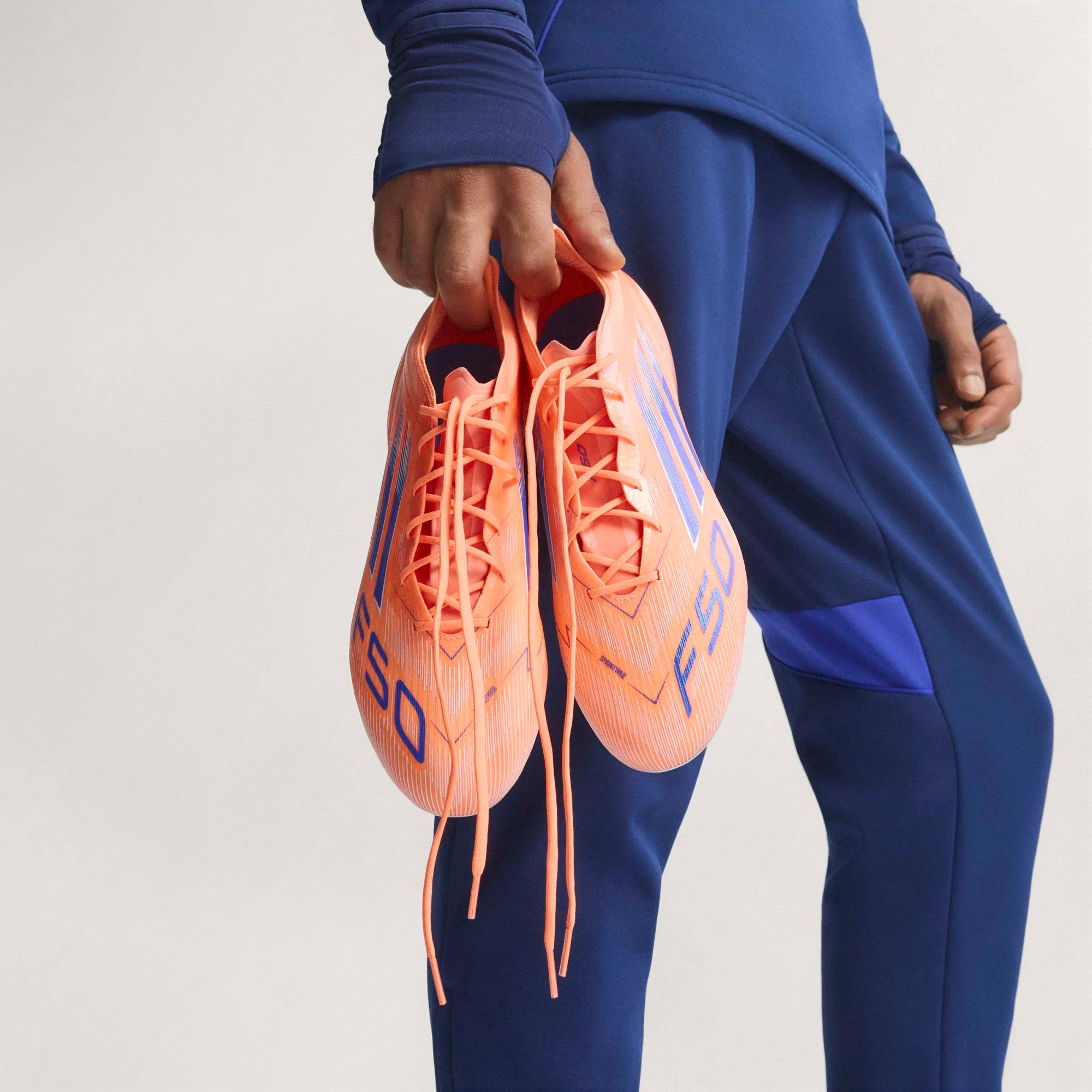 ADIDAS F50 ELITE FG BEAM ORANGE/LUCID BLUE/WHITE UK 11.5 (US 12 / EU 46 2/3)