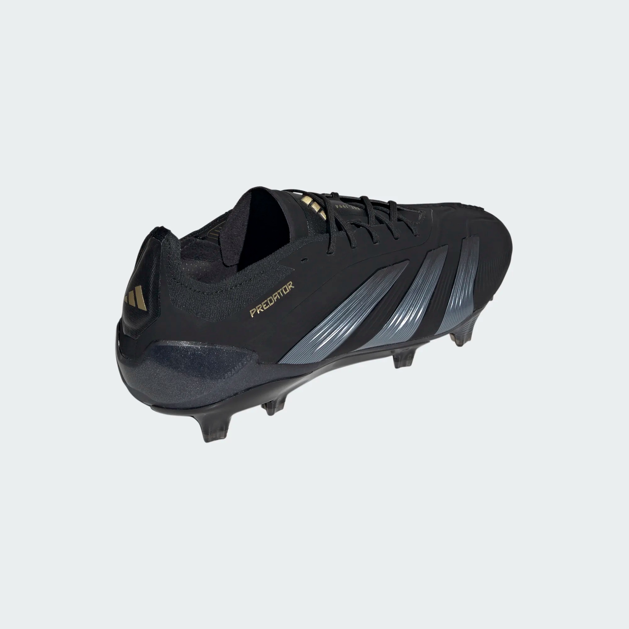 ADIDAS PREDATOR ELITE FG CORE BLACK/CARBON/GOLD METALLIC | UK 9.5 (US ...