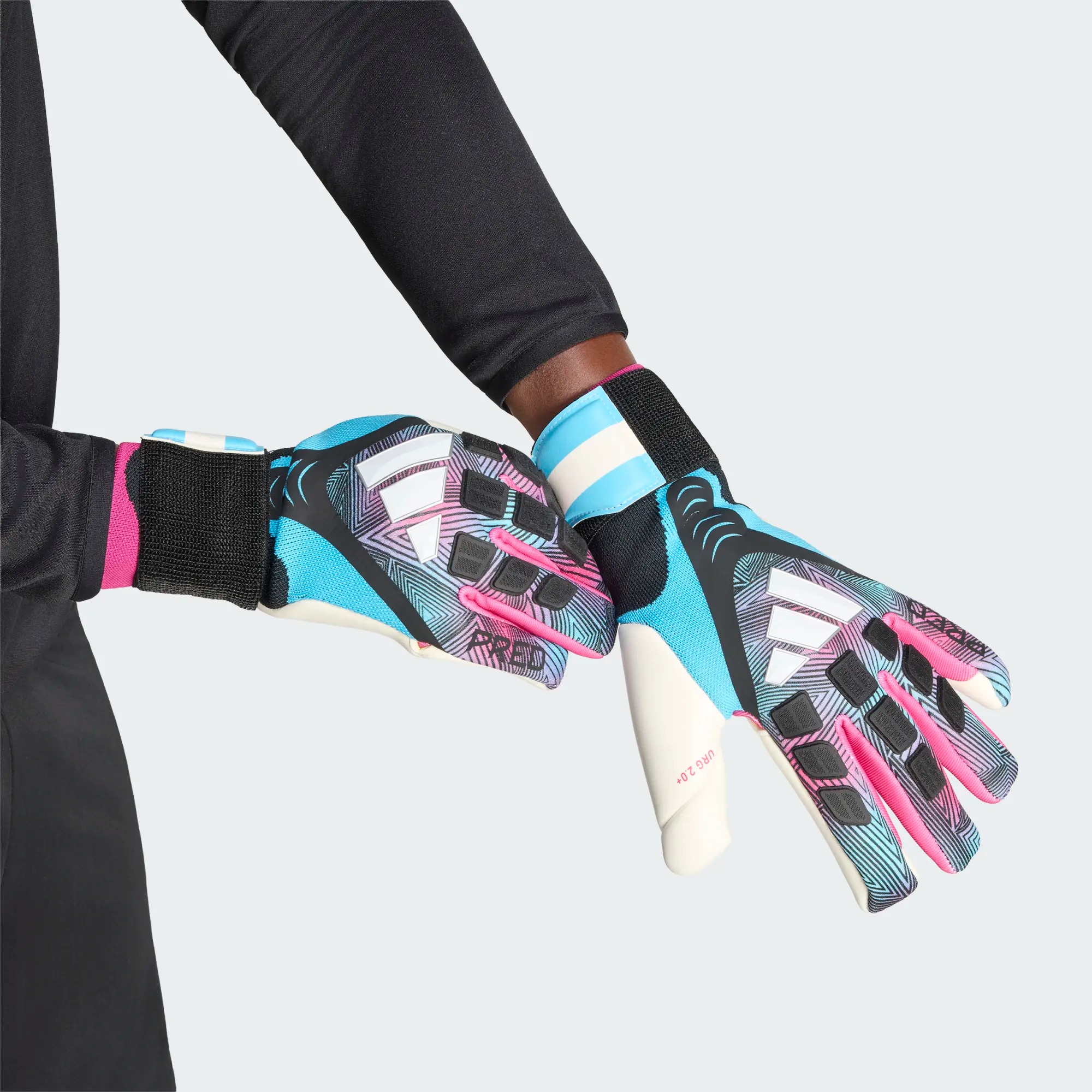 ADIDAS PREDATOR GL PRO STRAP BLACK/BRIGHT CYAN/TEREMA