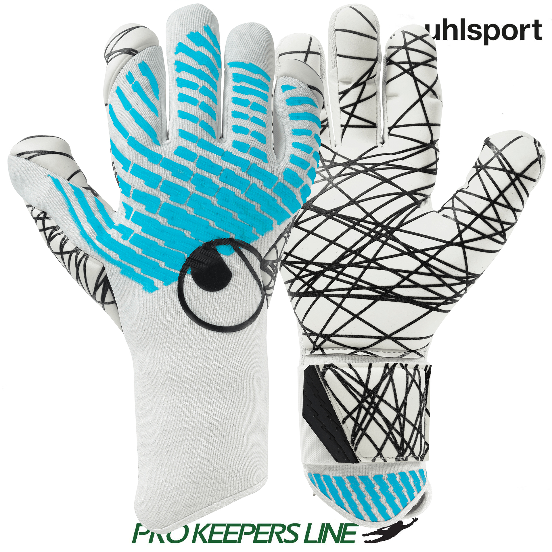 Kids Goalie Gloves Uhlsport Powerline SUPERSOFT HN GK Gloves