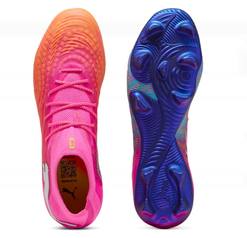 PUMA FUTURE 9 ULTIMATE FG POISON PINK-SUN STREAM-BRIGHT AQUA-PUMA WHITE